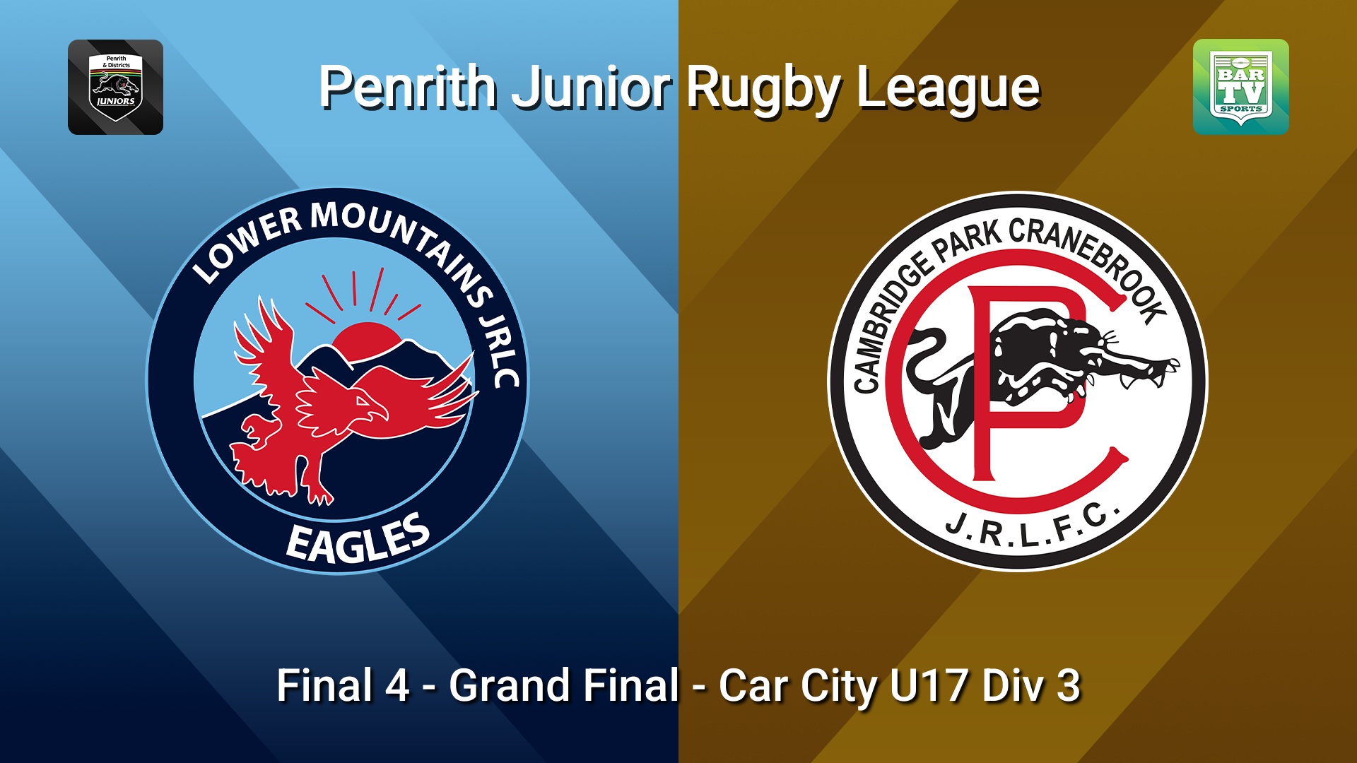 260905-video-Penrith & District Junior Rugby League Final 4 - Grand Final - Car City U17 Div 3 - Lower Mountains v Cambridge Park Slate Image