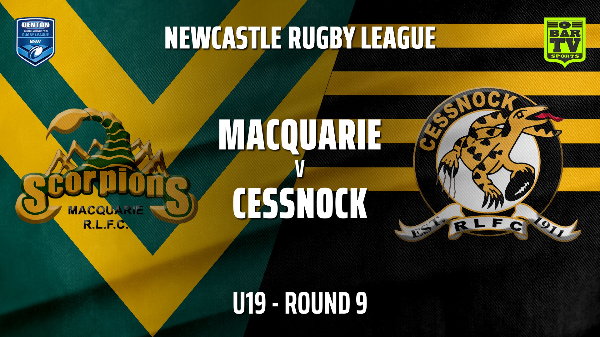 210529-Newcastle Rugby League Round 9 - U19 - Macquarie Scorpions v Cessnock Goannas Slate Image