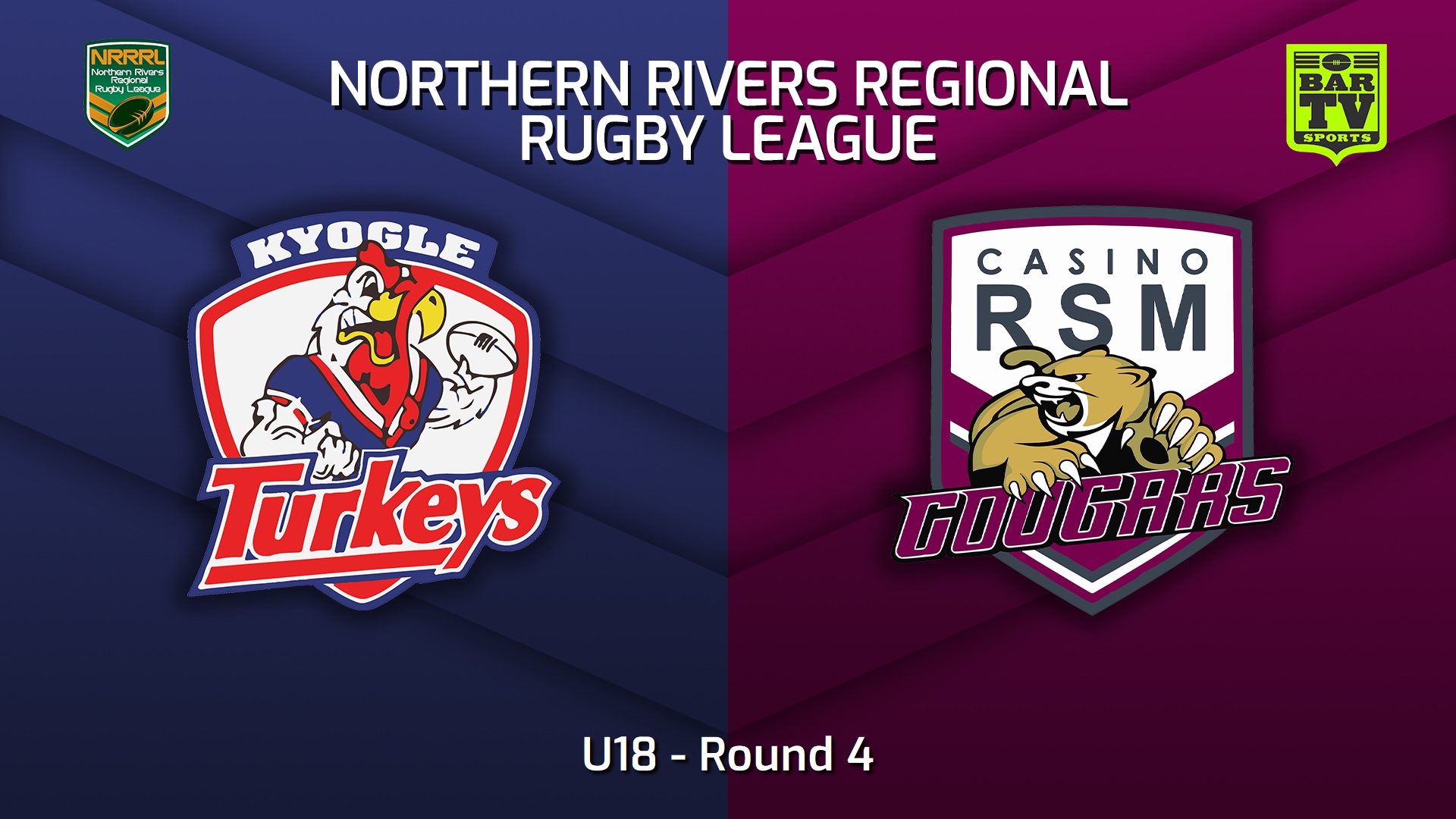 220731-Northern Rivers Round 4 - U18 - Kyogle Turkeys v Casino RSM Cougars Slate Image
