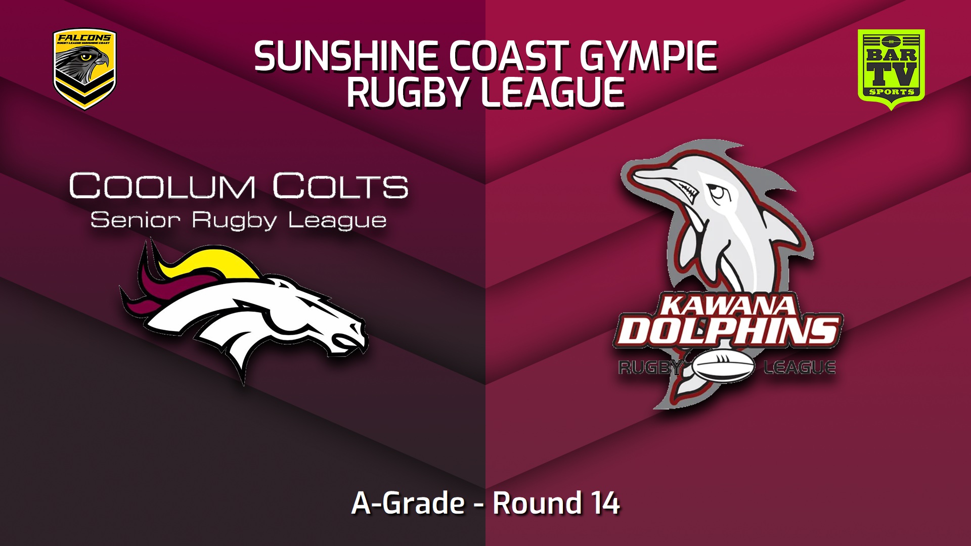 230722-Sunshine Coast RL Round 14 - A-Grade - Coolum Colts v Kawana Dolphins Slate Image