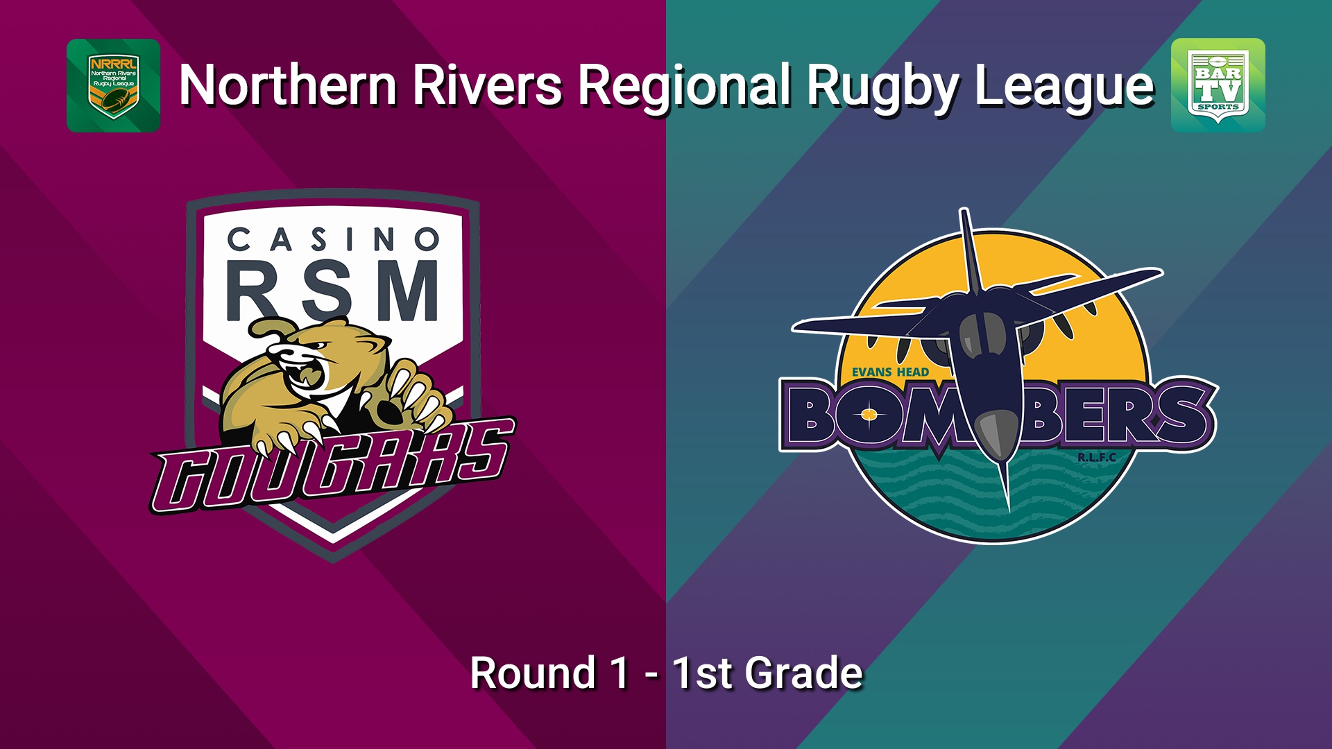 260411-video-Northern Rivers Round 1 - 1st Grade - Casino RSM Cougars v Evans Head Bombers Slate Image