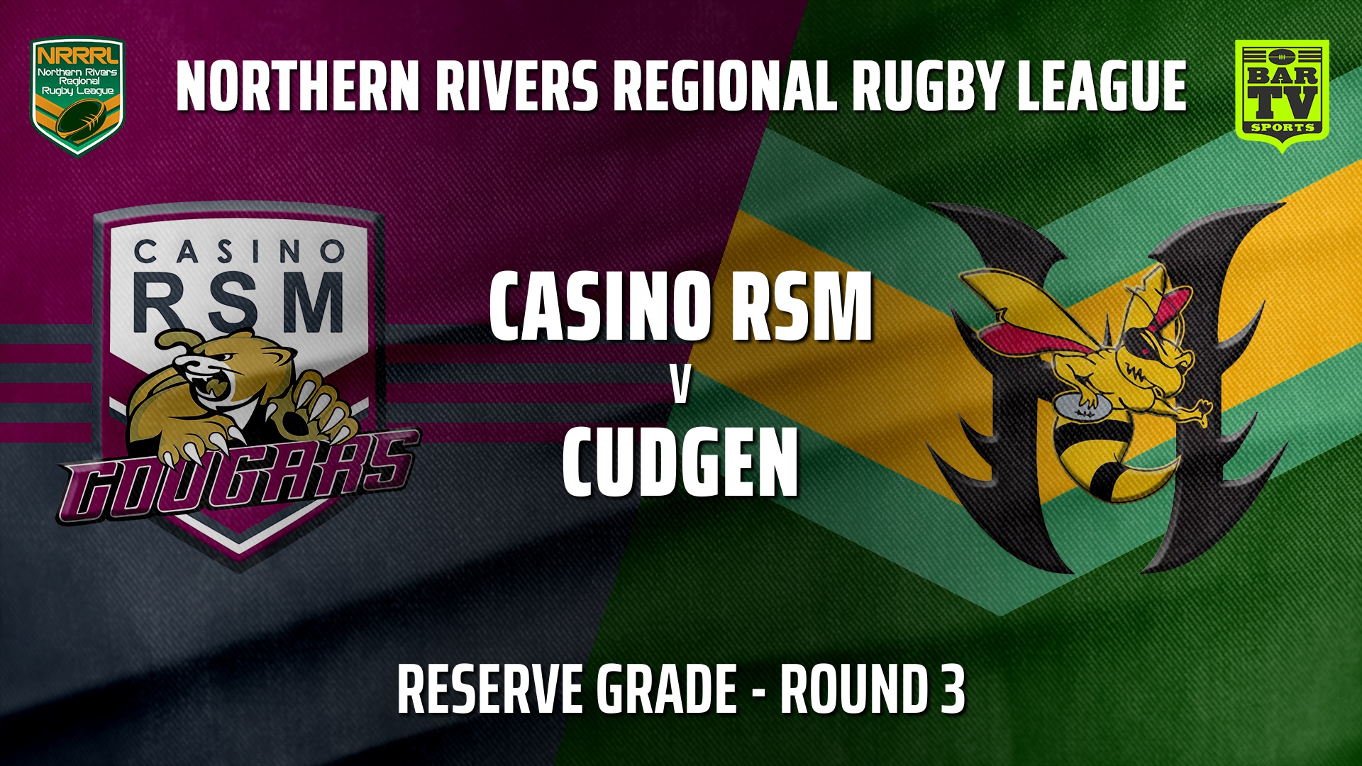 210516-NRRRL Round 3 - Reserve Grade - Casino RSM Cougars v Cudgen Hornets Slate Image