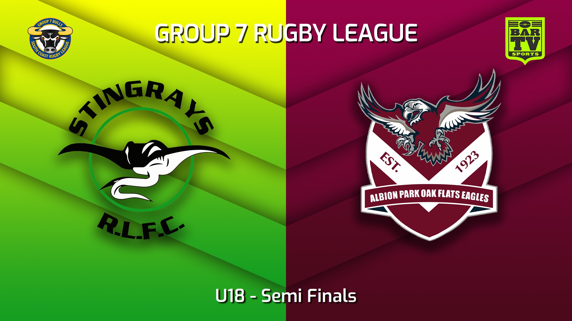 230902-South Coast Semi Finals - U18 - Stingrays of Shellharbour v Albion Park Oak Flats Eagles Slate Image