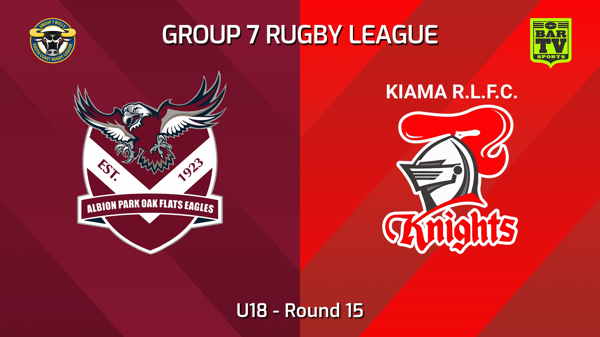 240727-video-South Coast Round 15 - U18 - Albion Park Oak Flats Eagles v Kiama Knights Slate Image