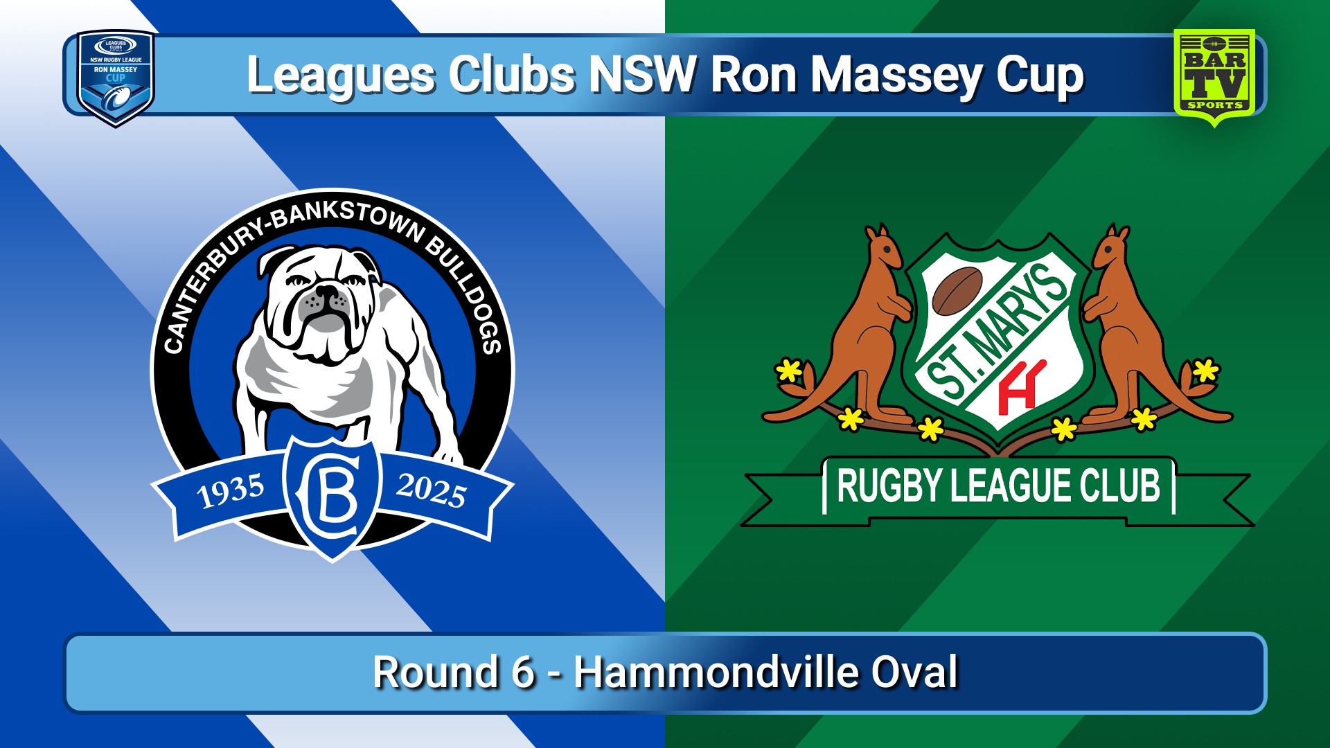 250426-video-Ron Massey Cup Round 6 - Canterbury-Bankstown Bulldogs v St Marys Slate Image