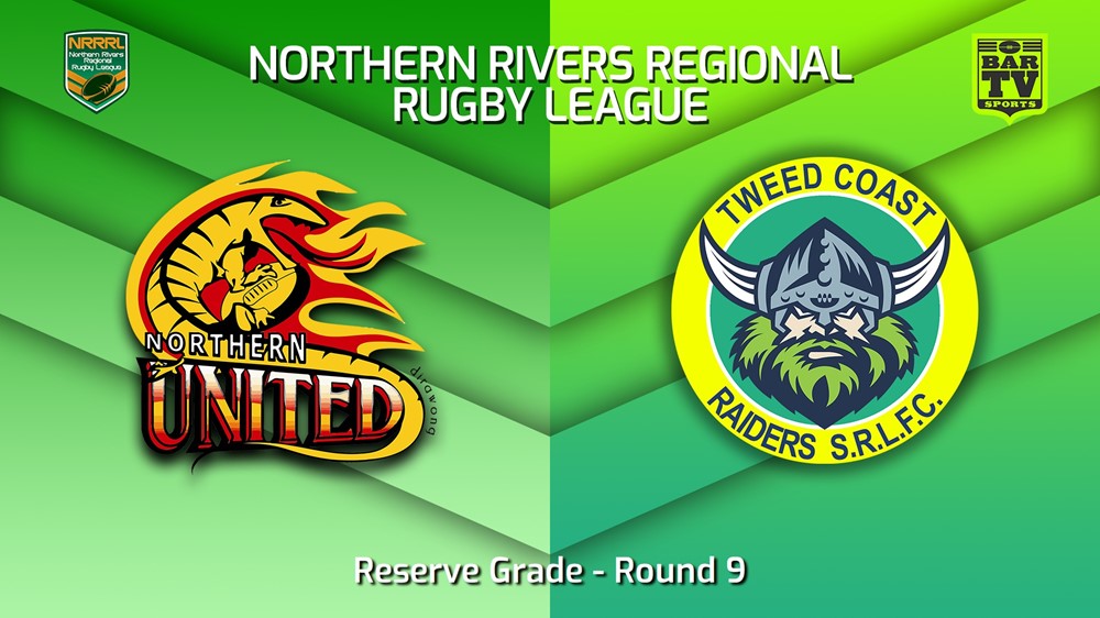 230618-Northern Rivers Round 9 - Reserve Grade - Northern United v Tweed Coast Raiders Slate Image