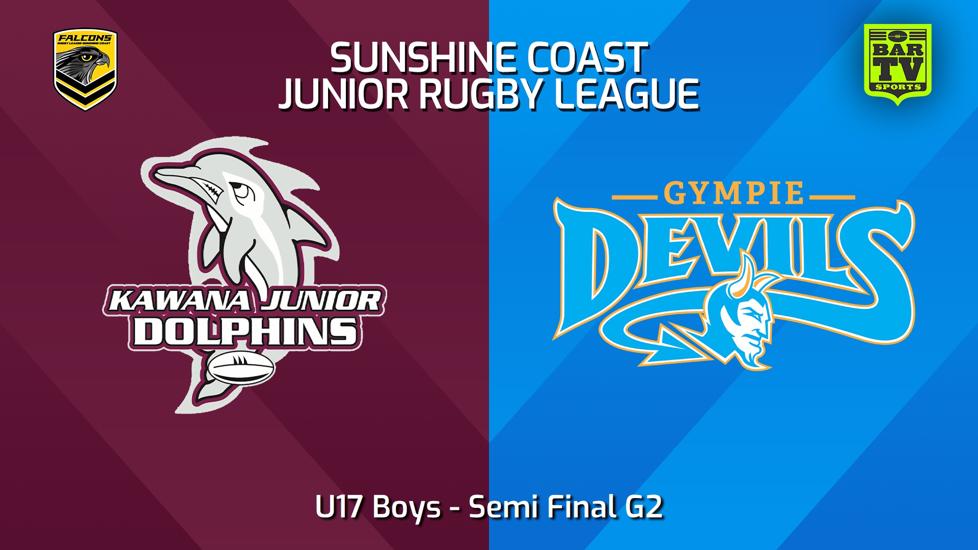 240824-video-Sunshine Coast Junior Rugby League Semi Final G2 - U17 Boys - Kawana Dolphins JRL v Gympie Devils JRL Slate Image