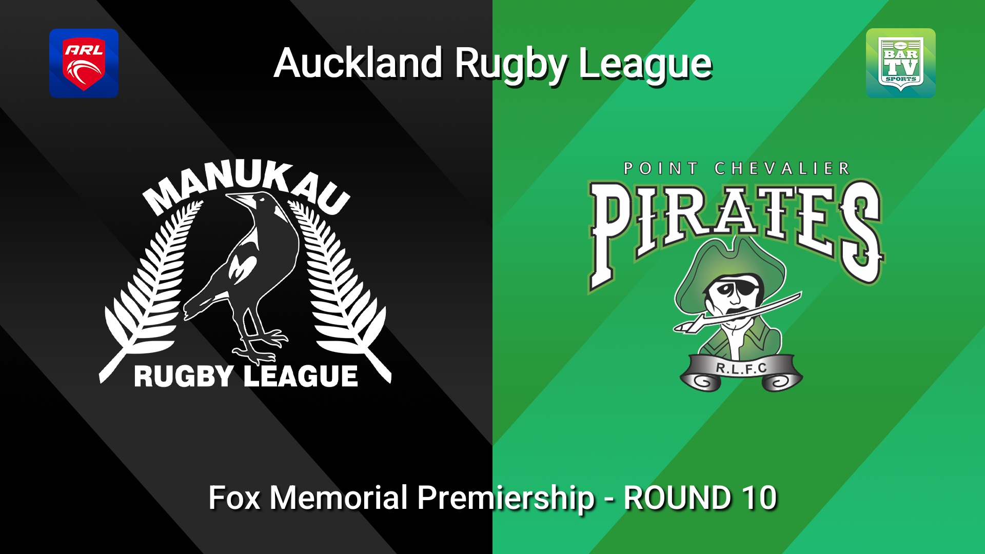 260627-video-Auckland RL ROUND 10 - Fox Memorial Premiership - Manukau Magpies v Pt Chevalier Pirates Slate Image