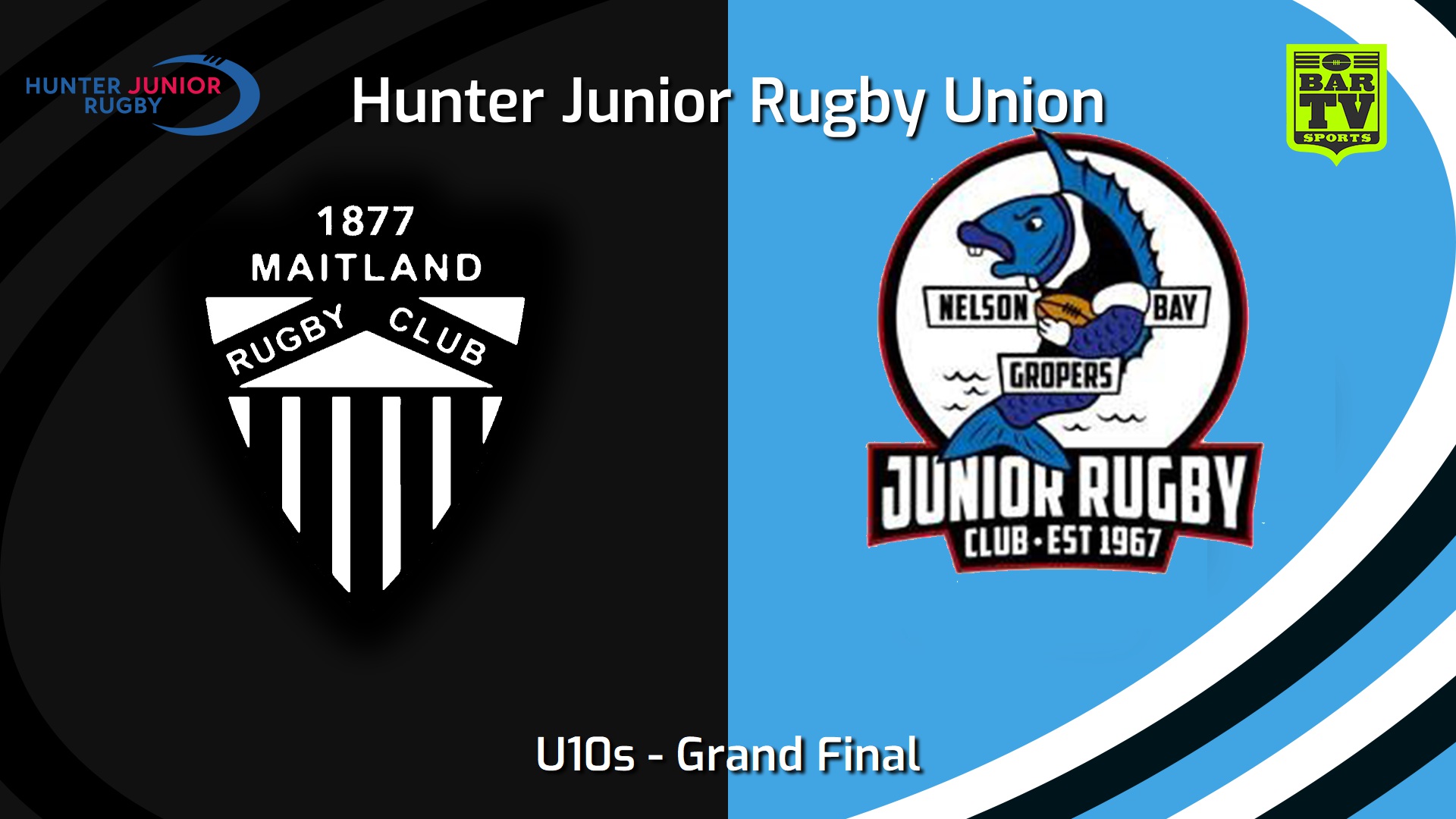 240914-video-Hunter Junior Rugby Union Grand Final - U10s - Maitland v Nelson Bay Gropers - Juniors Slate Image
