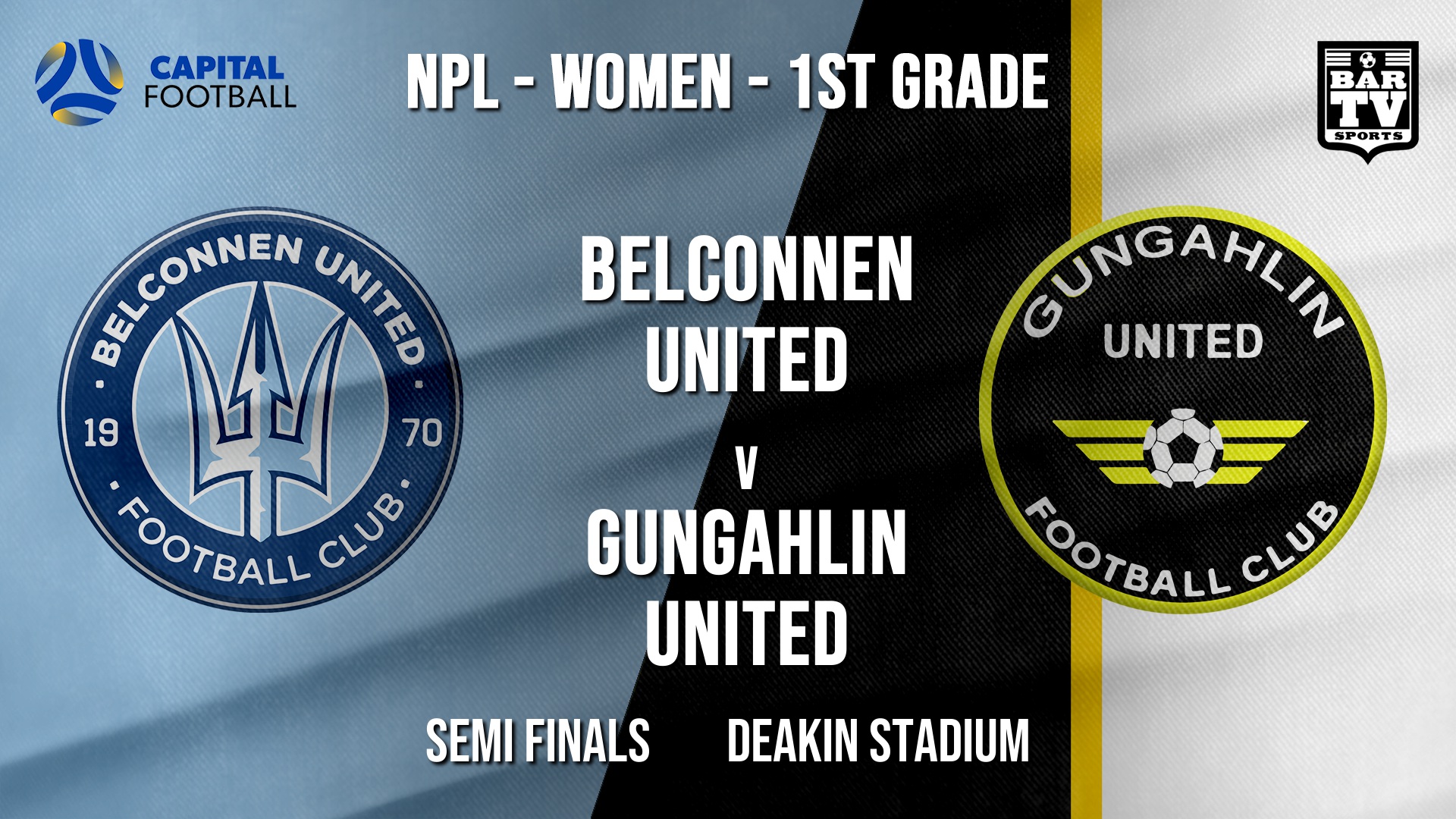 NPLW - Capital Semi Finals - Belconnen United (women) v Gungahlin United FC (women) Slate Image