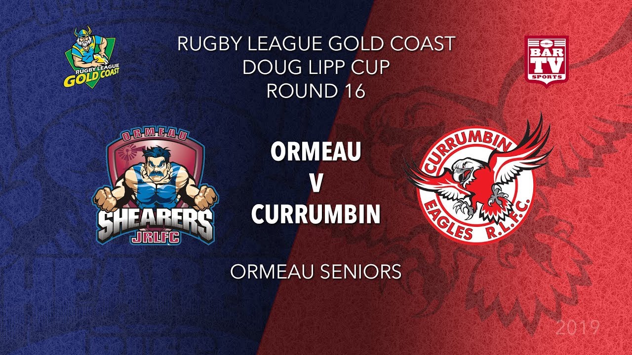 RLGC Round 16 - A Grade - Ormeau Shearers v Currumbin Eagles Slate Image