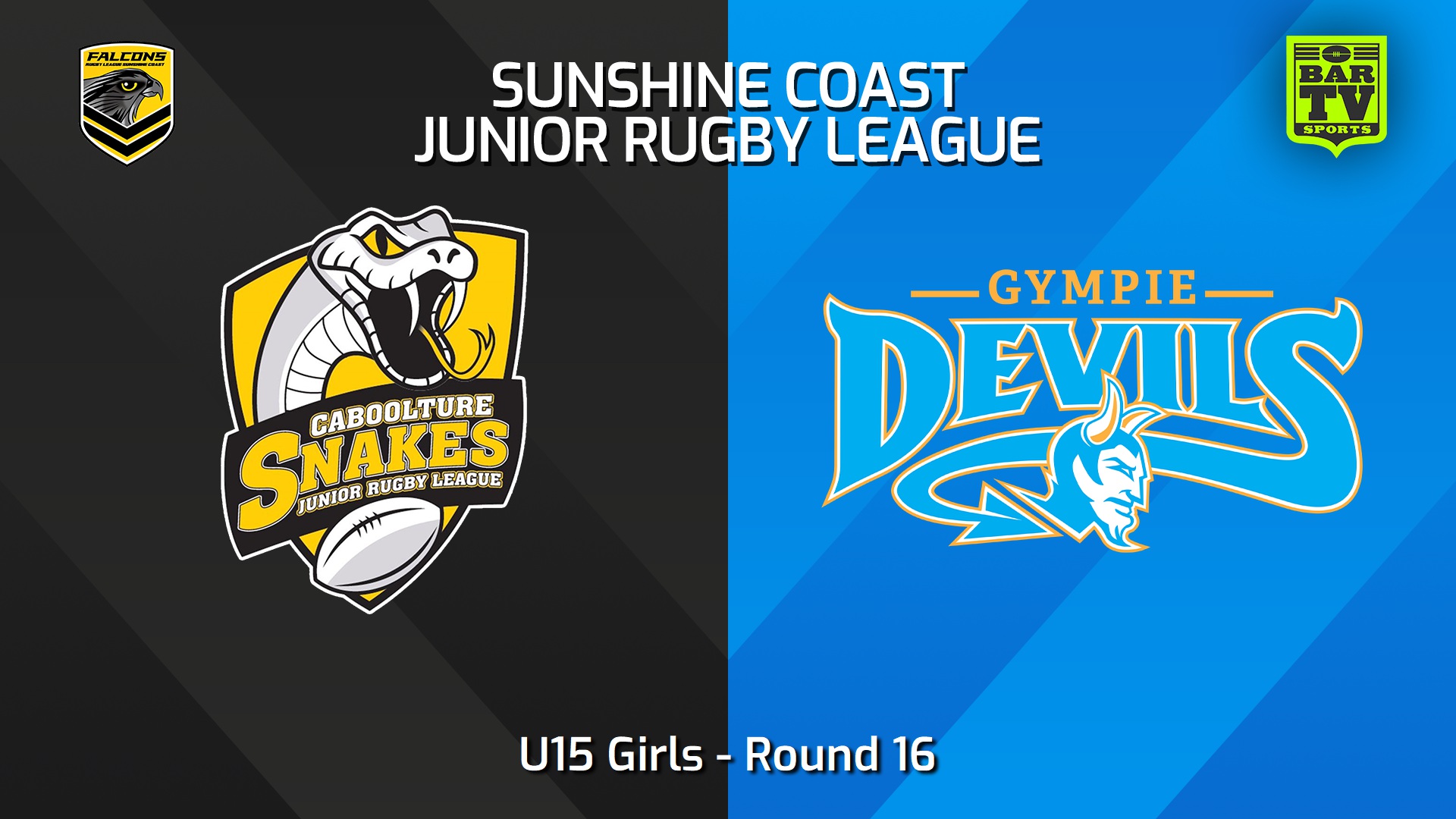 240804-video-Sunshine Coast Junior Rugby League Round 16 - U15 Girls - Caboolture Snakes JRL v Gympie Devils JRL Slate Image