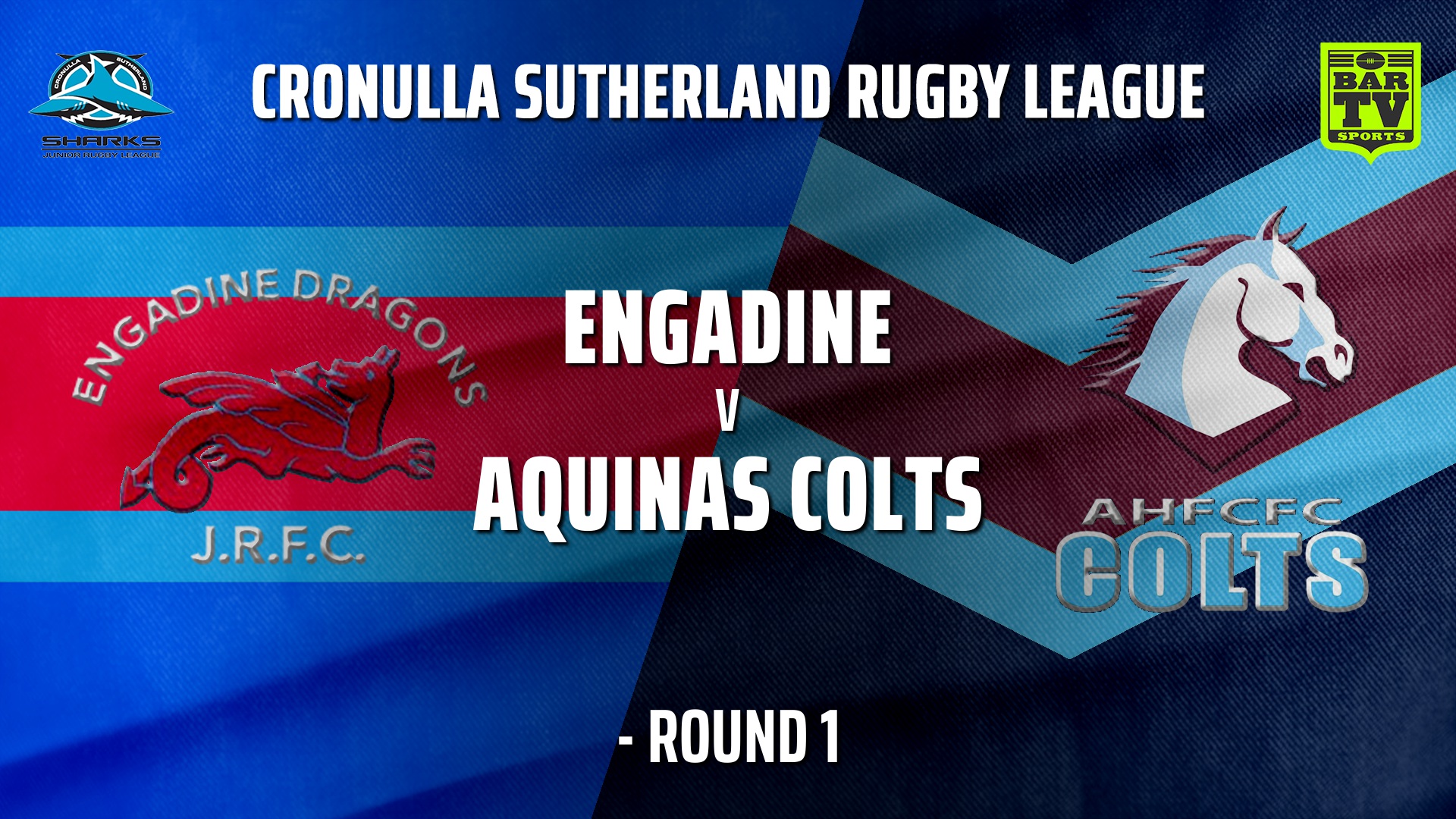 210502-Cronulla JRL Southern Under 18s Round 1 - Engadine Dragons v Aquinas Colts Slate Image