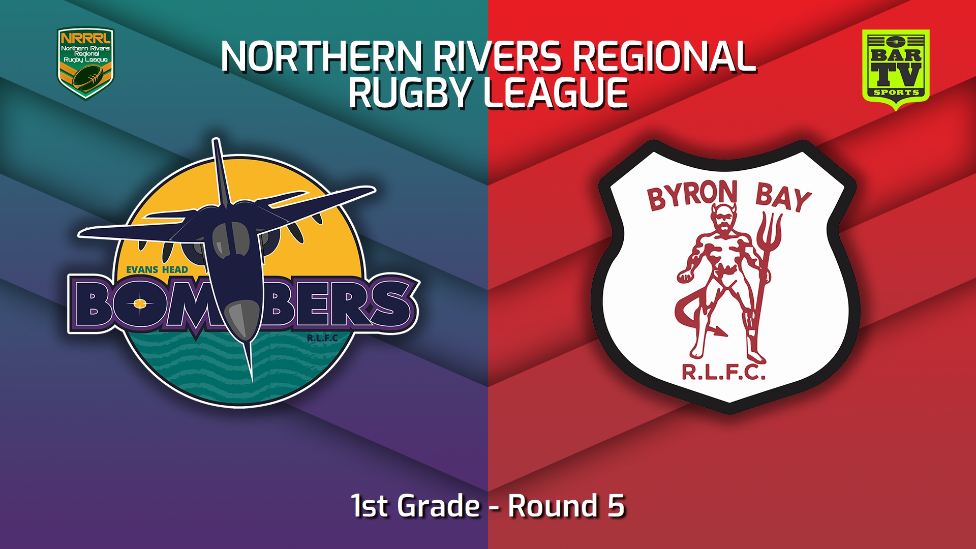 230514-Northern Rivers Round 5 - 1st Grade - Evans Head Bombers v Byron Bay Red Devils Slate Image