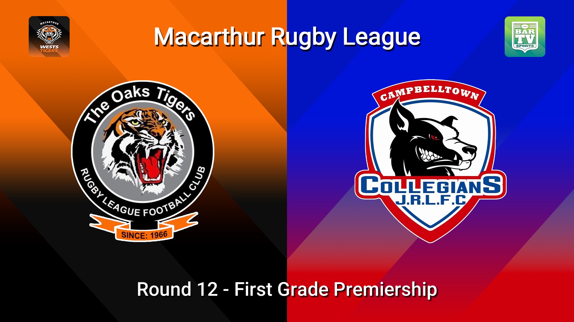 260719-video-Macarthur RL Round 12 - First Grade Premiership - The Oaks Tigers v Campbelltown Collegians Slate Image