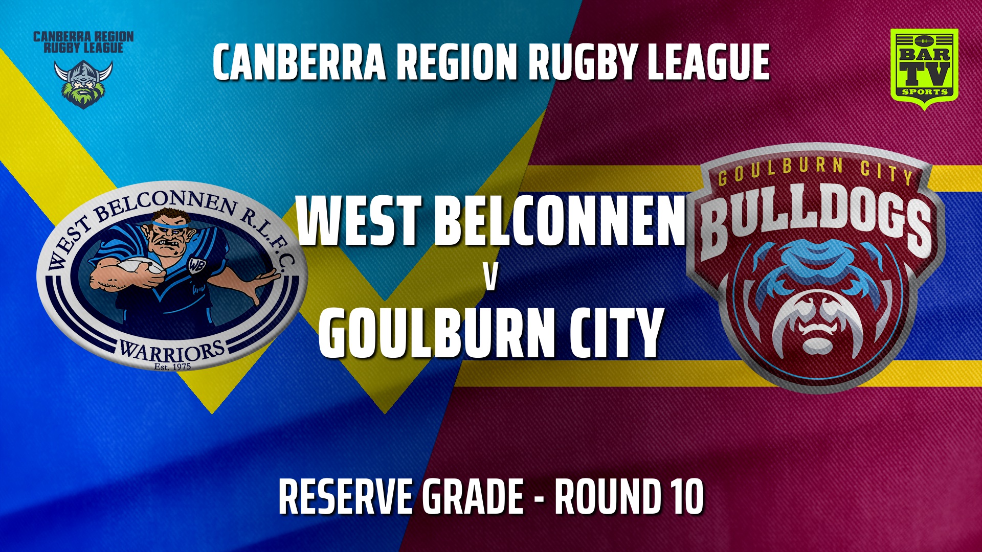 210703-Canberra Round 10 - Reserve Grade - West Belconnen Warriors v Goulburn City Bulldogs Slate Image