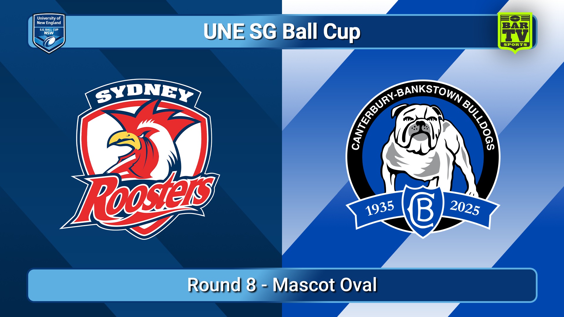 250329-video-UNE SG Ball Cup Round 8 - Sydney Roosters v Canterbury-Bankstown Bulldogs Slate Image