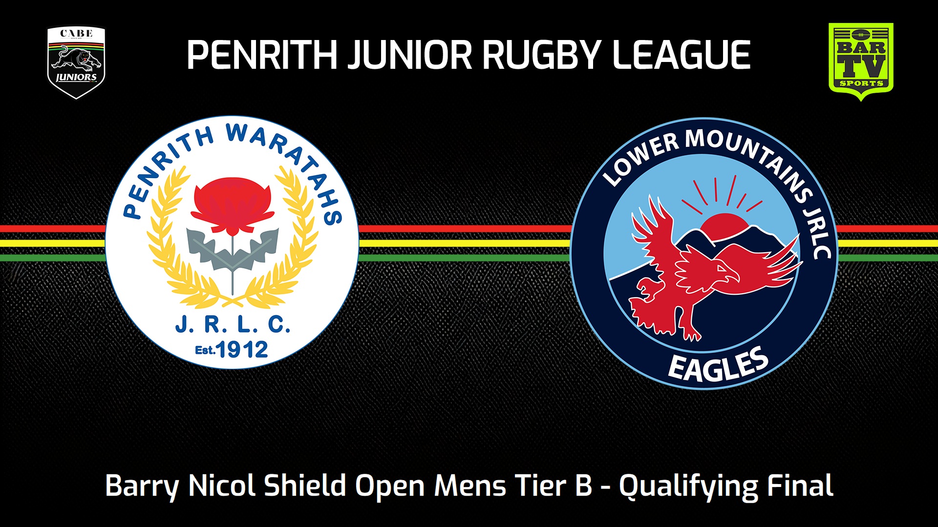 240824-video-Penrith & District Junior Rugby League Qualifying Final - Barry Nicol Shield Open Mens - Penrith Waratahs v Lower Mountains Slate Image