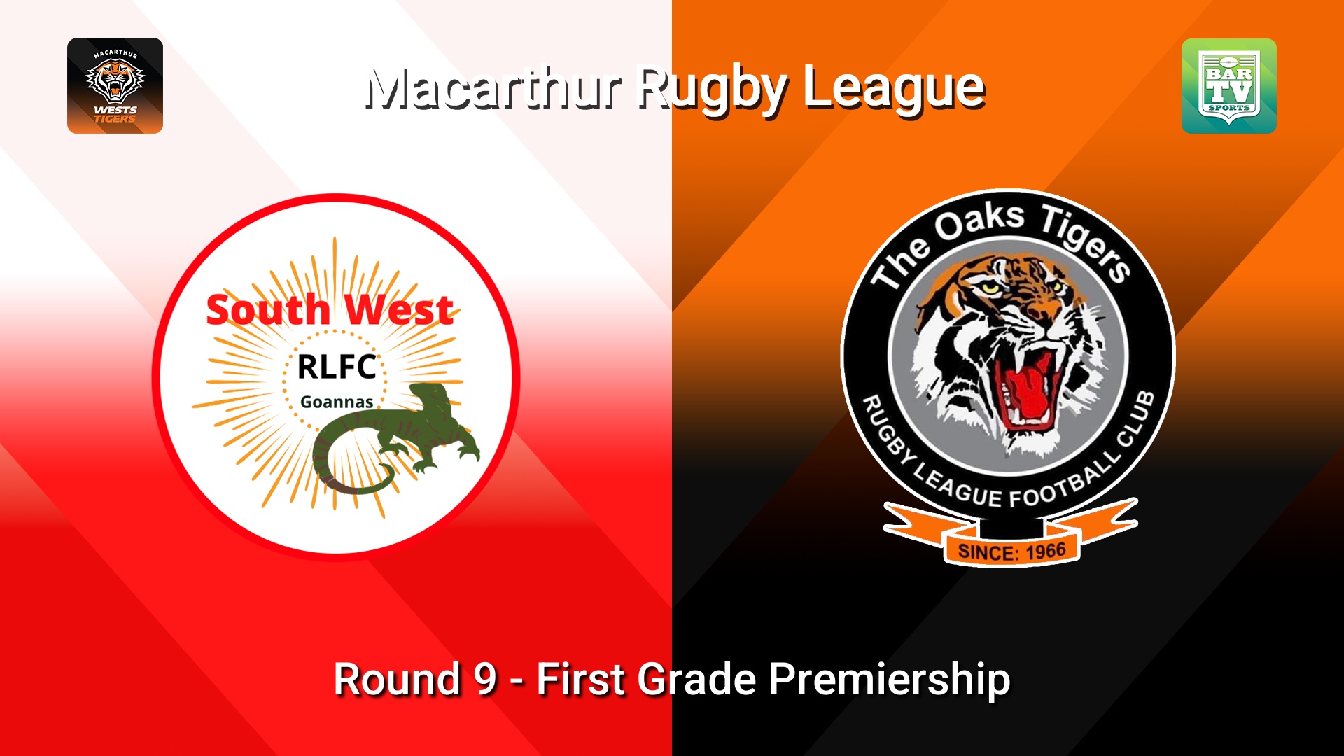 260621-video-Macarthur RL Round 9 - First Grade Premiership - South West Goannas v The Oaks Tigers Slate Image
