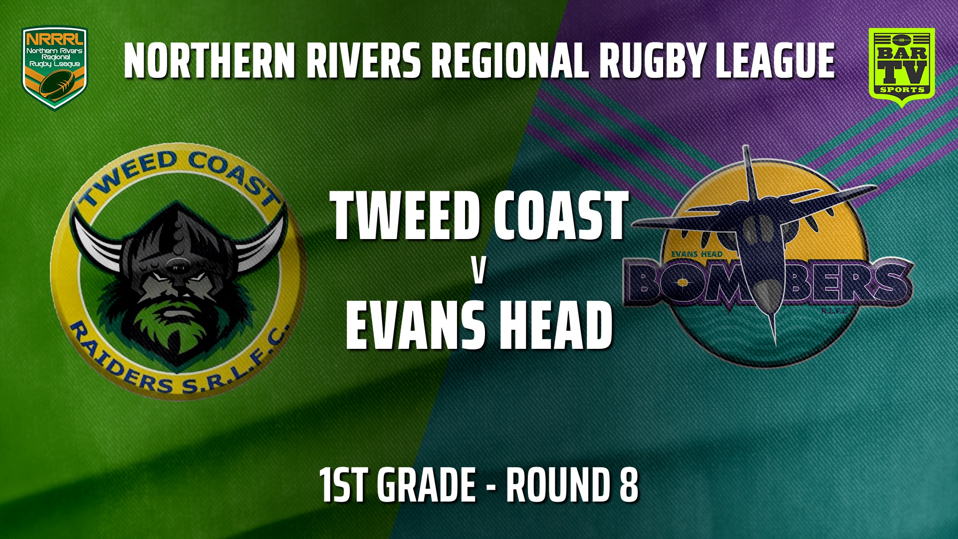 210627-Northern Rivers Round 8 - 1st Grade - Tweed Coast Raiders v Evans Head Bombers Slate Image