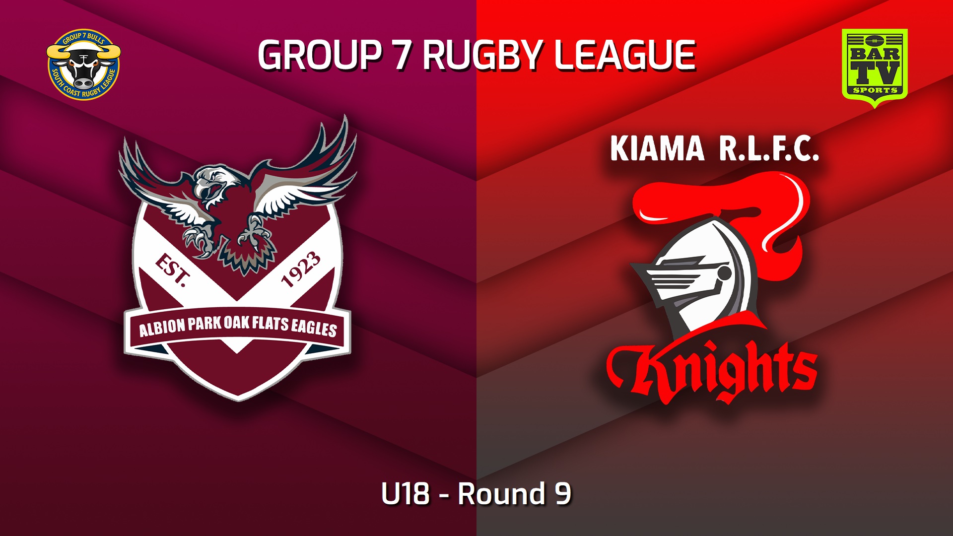 230528-South Coast Round 9 - U18 - Albion Park Oak Flats Eagles v Kiama Knights Slate Image