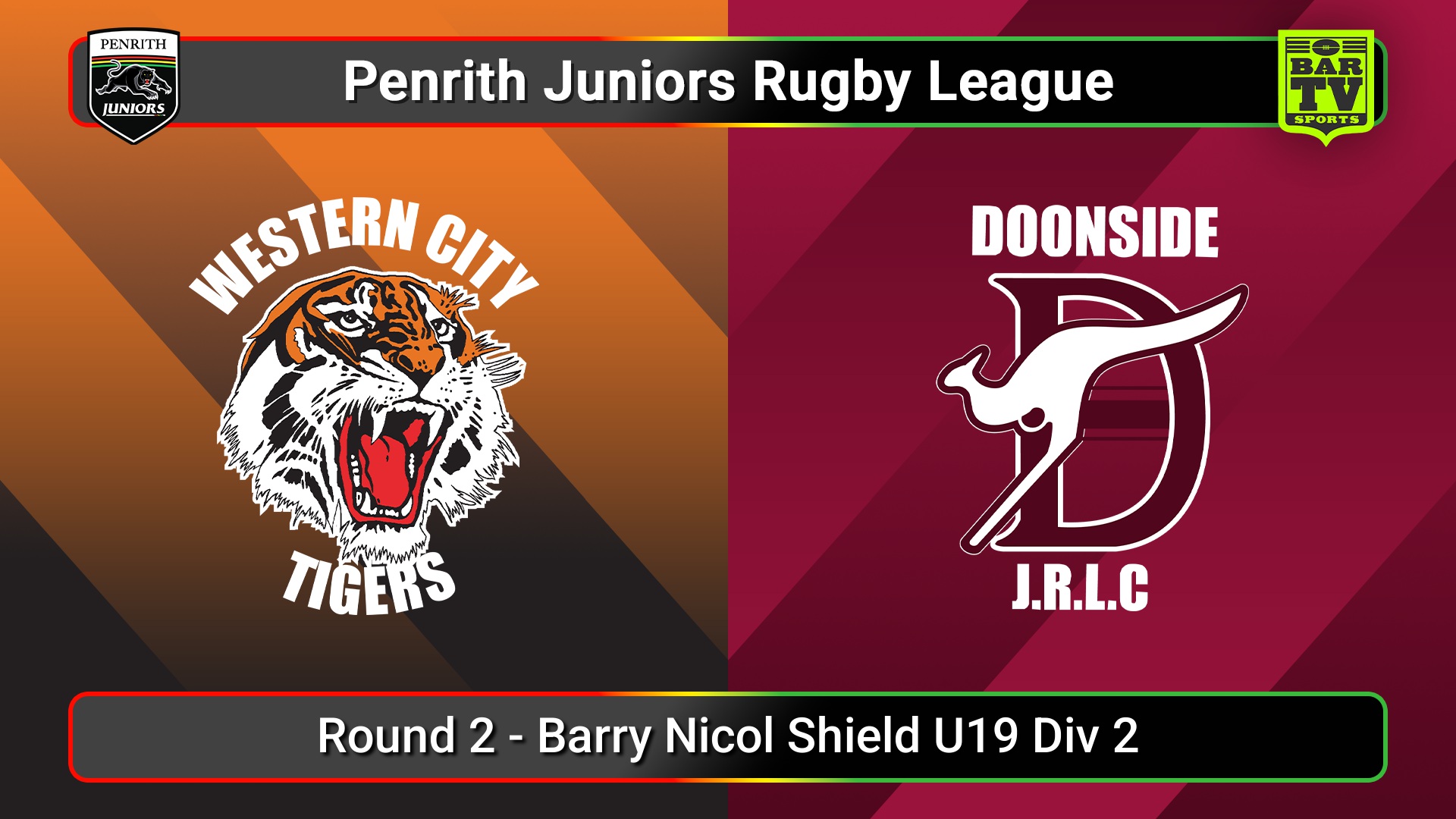 250412-video-Penrith & District Junior Rugby League Round 2 - Barry Nicol Shield U19 Div 2 - Western City Tigers v Doonside Slate Image