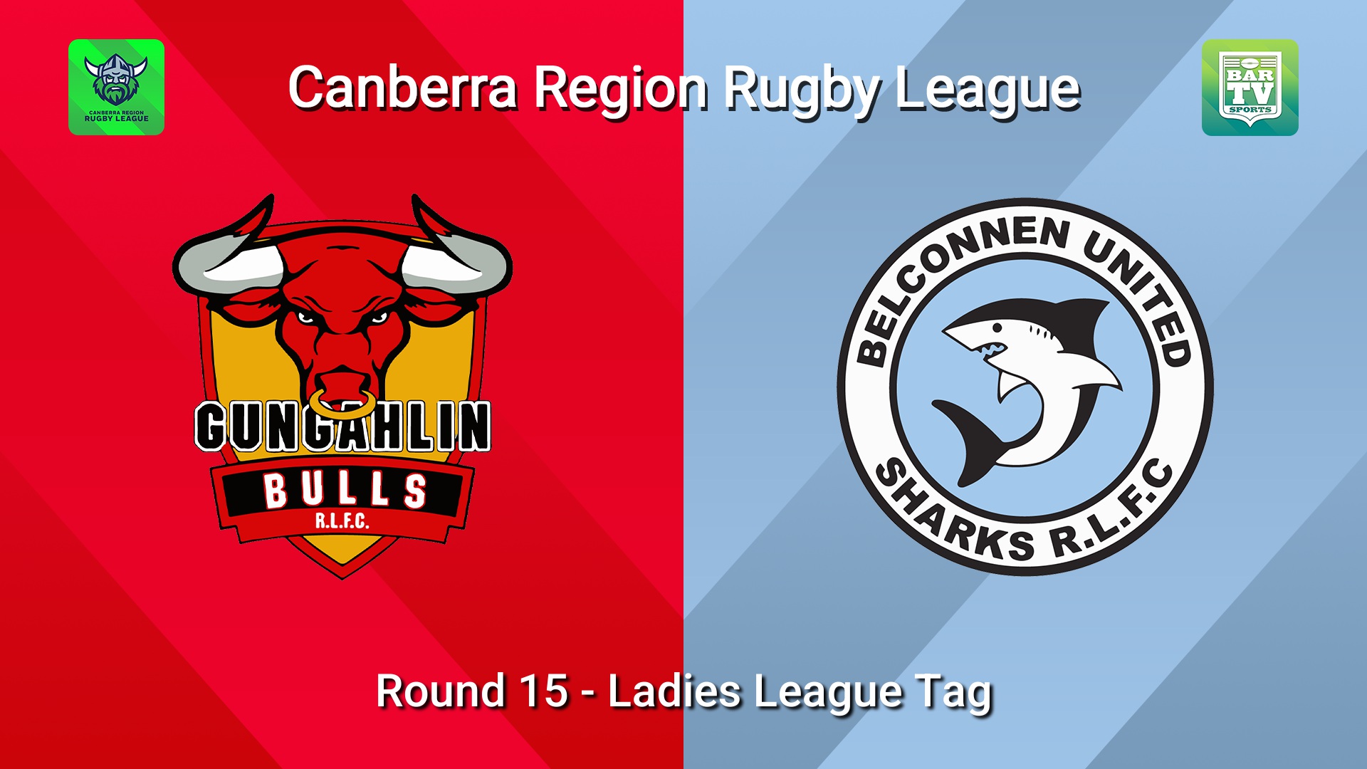 260801-video-Canberra Round 15 - Ladies League Tag - Gungahlin Bulls v Belconnen United Sharks Slate Image