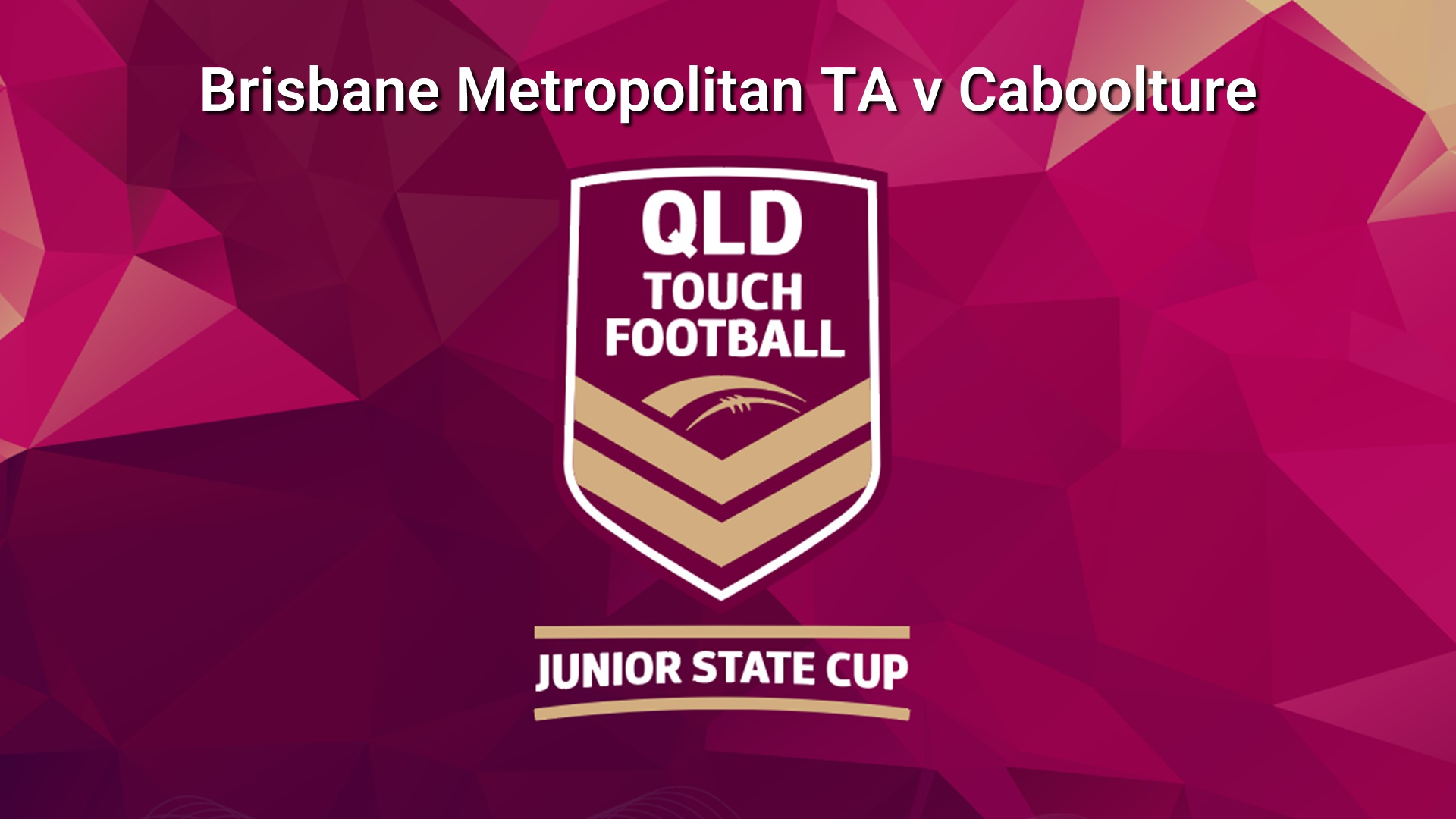 260710-video-QLD Junior State Cup Round 5 - U18 Girls - Brisbane Metropolitan TA v CTA Slate Image