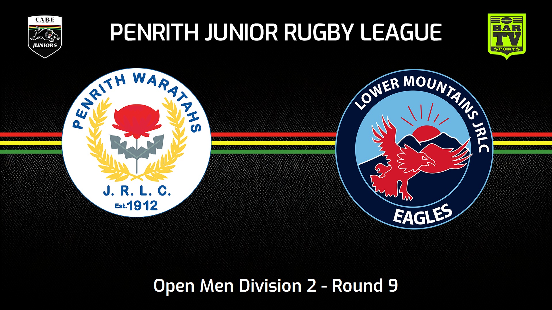 240616-video-Penrith & District Junior Rugby League Round 9 - Open Men Division 2 - Penrith Waratahs v Lower Mountains Slate Image