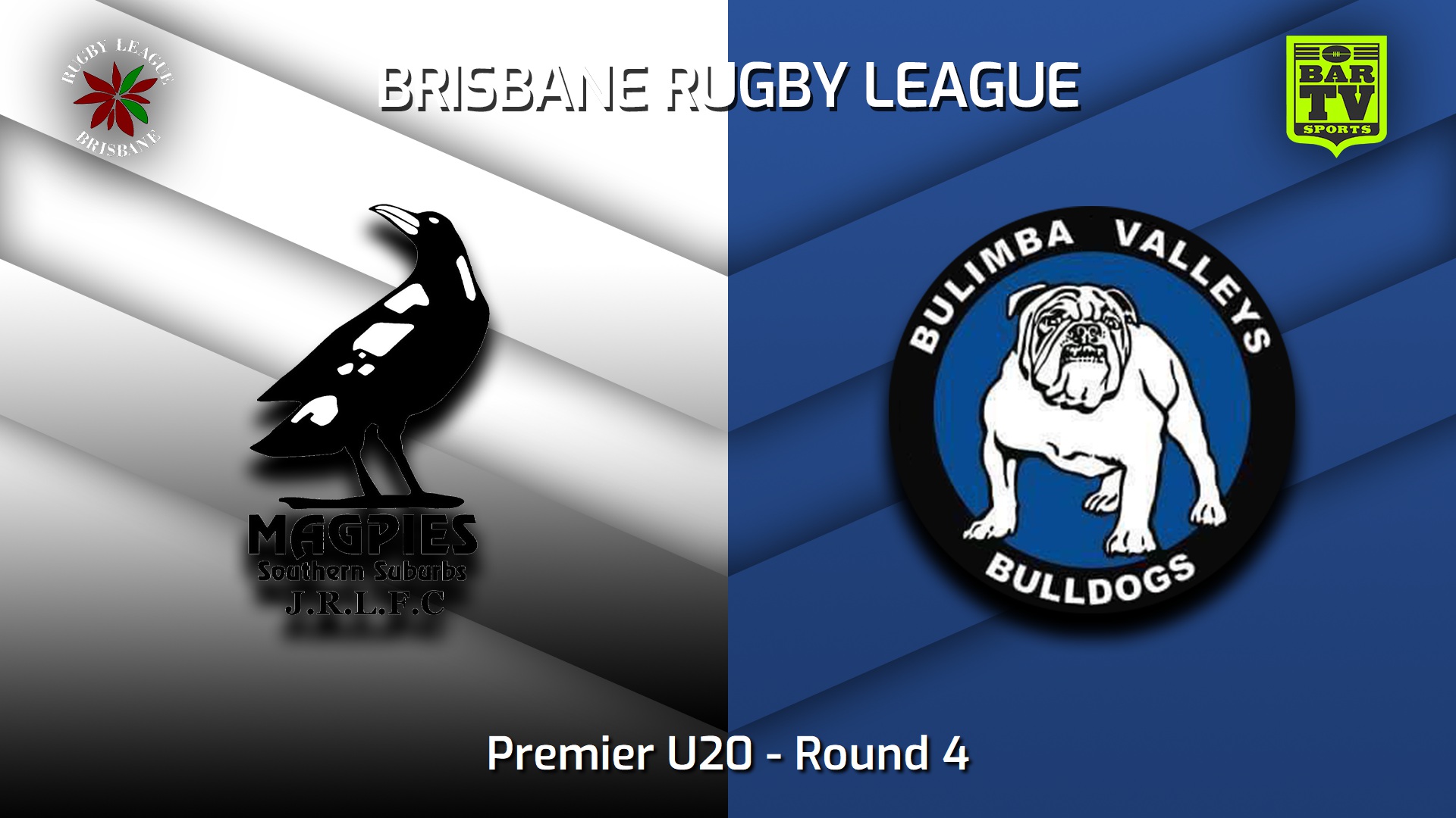 230415-BRL Round 4 - Premier U20 - Southern Suburbs Magpies v Bulimba Valleys Bulldogs Slate Image
