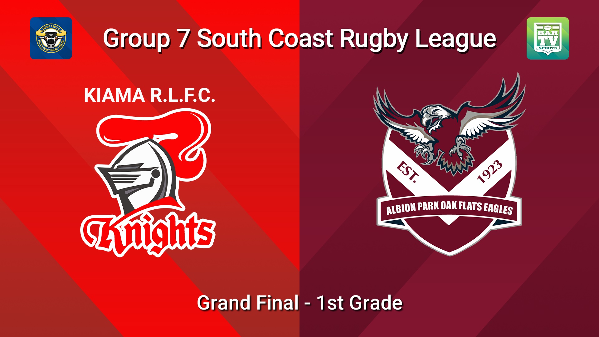 260926-video-South Coast Grand Final - 1st Grade - Kiama Knights v Albion Park Oak Flats Slate Image