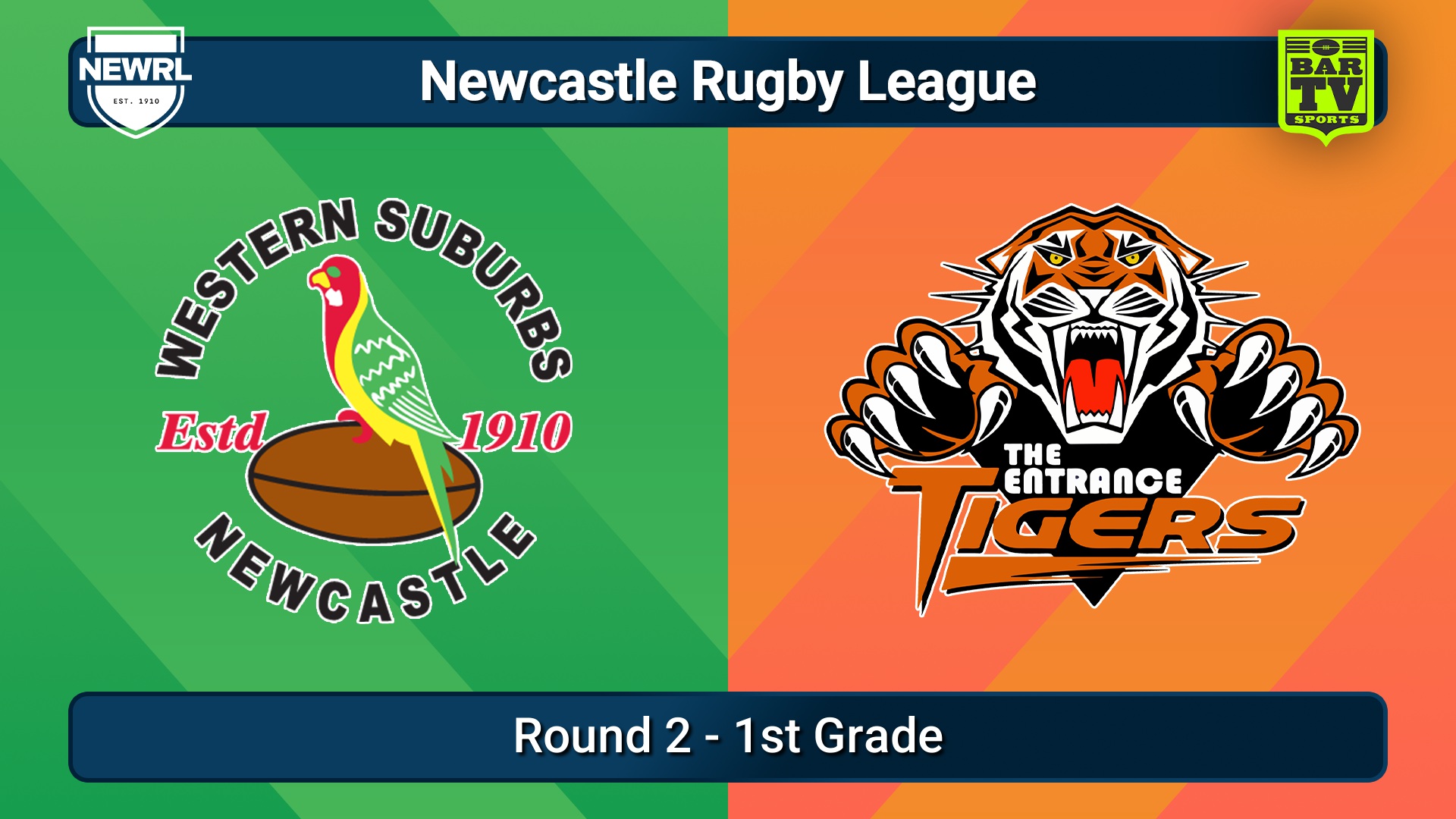 250418-video-Newcastle RL Round 2 - 1st Grade - Western Suburbs Rosellas v The Entrance Tigers Slate Image