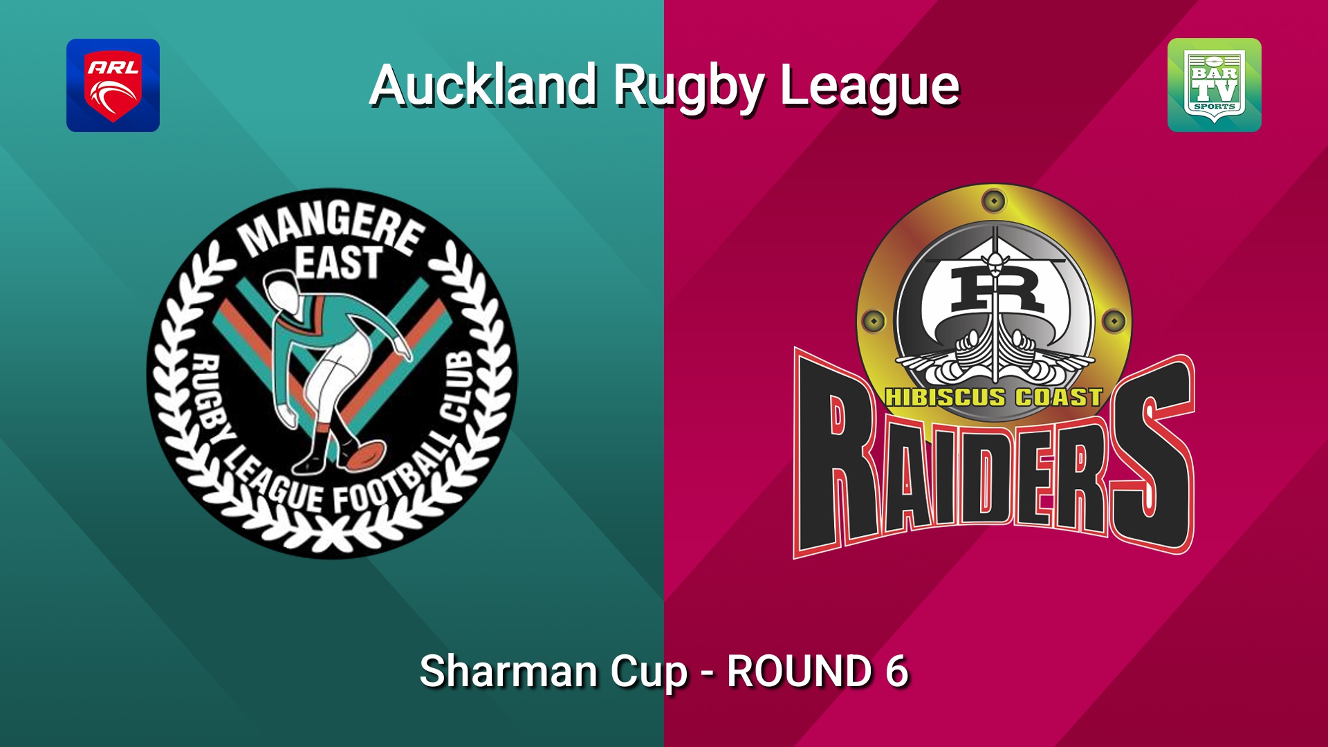 260530-video-Auckland RL ROUND 6 - Sharman Cup - Mangere East Hawks v Hibiscus Coast Raiders RLSC Slate Image