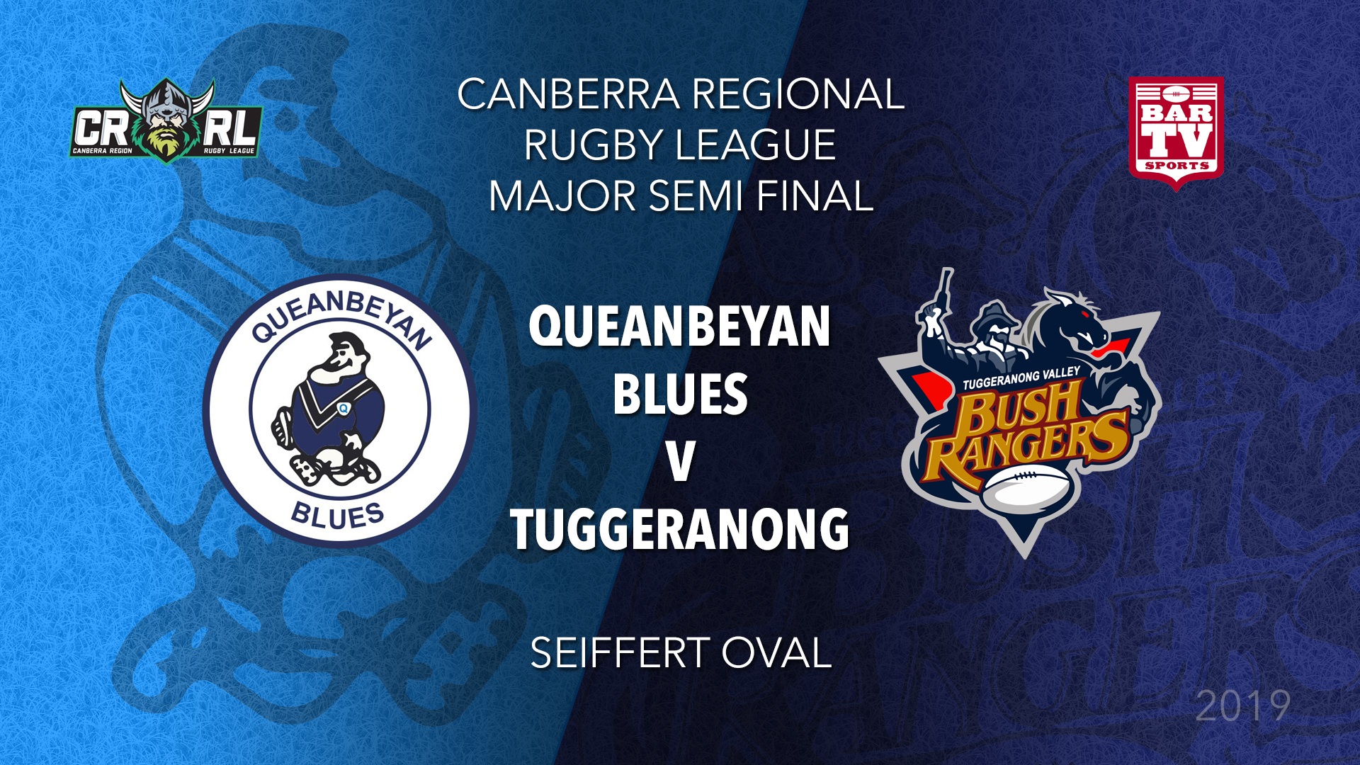 CRRL Semi Final - 1st Grade - Queanbeyan Blues v Tuggeranong Bushrangers Slate Image