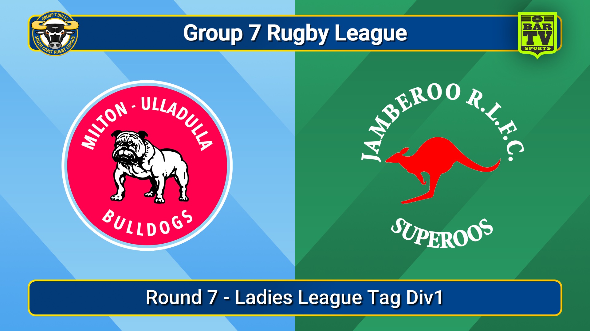 250712-video-South Coast Round 7 - Ladies League Tag Div1 - Milton-Ulladulla Bulldogs v Jamberoo Superoos Slate Image