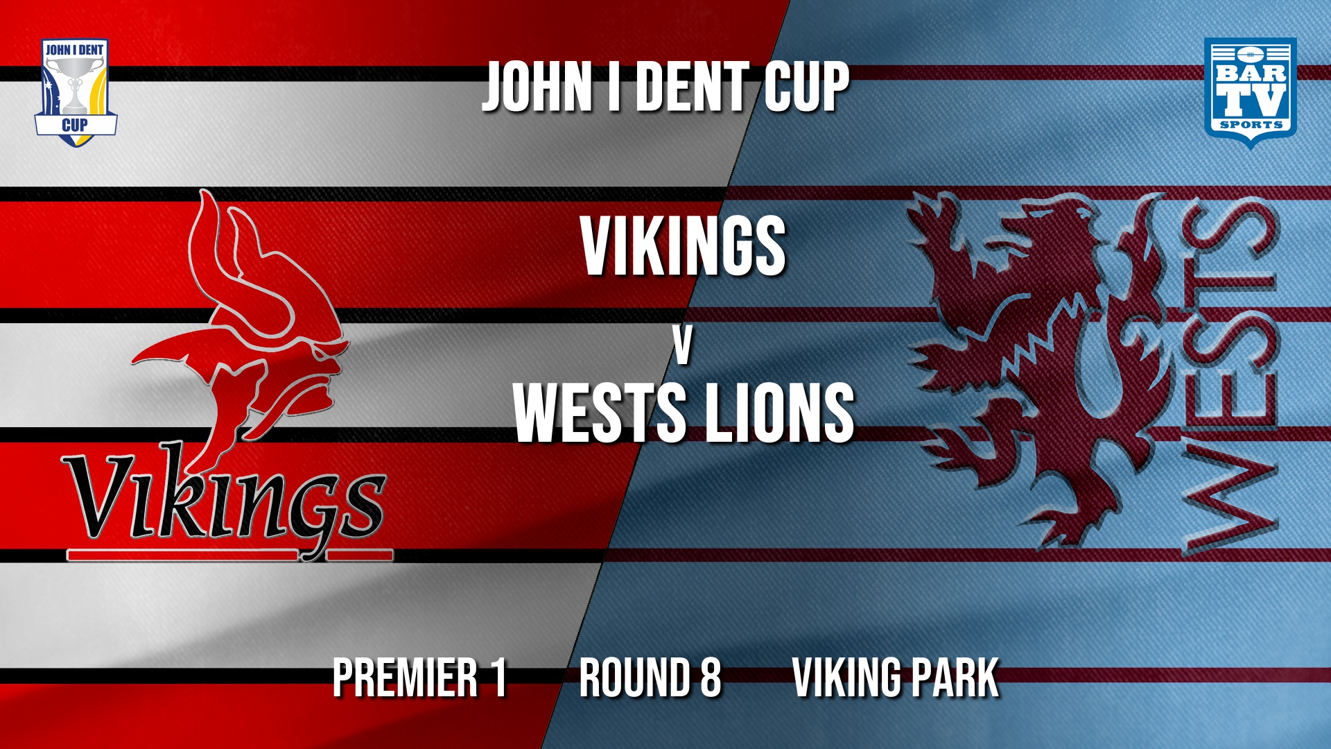 John I Dent Round 8 - Premier 1 - Tuggeranong Vikings v Wests Lions Slate Image