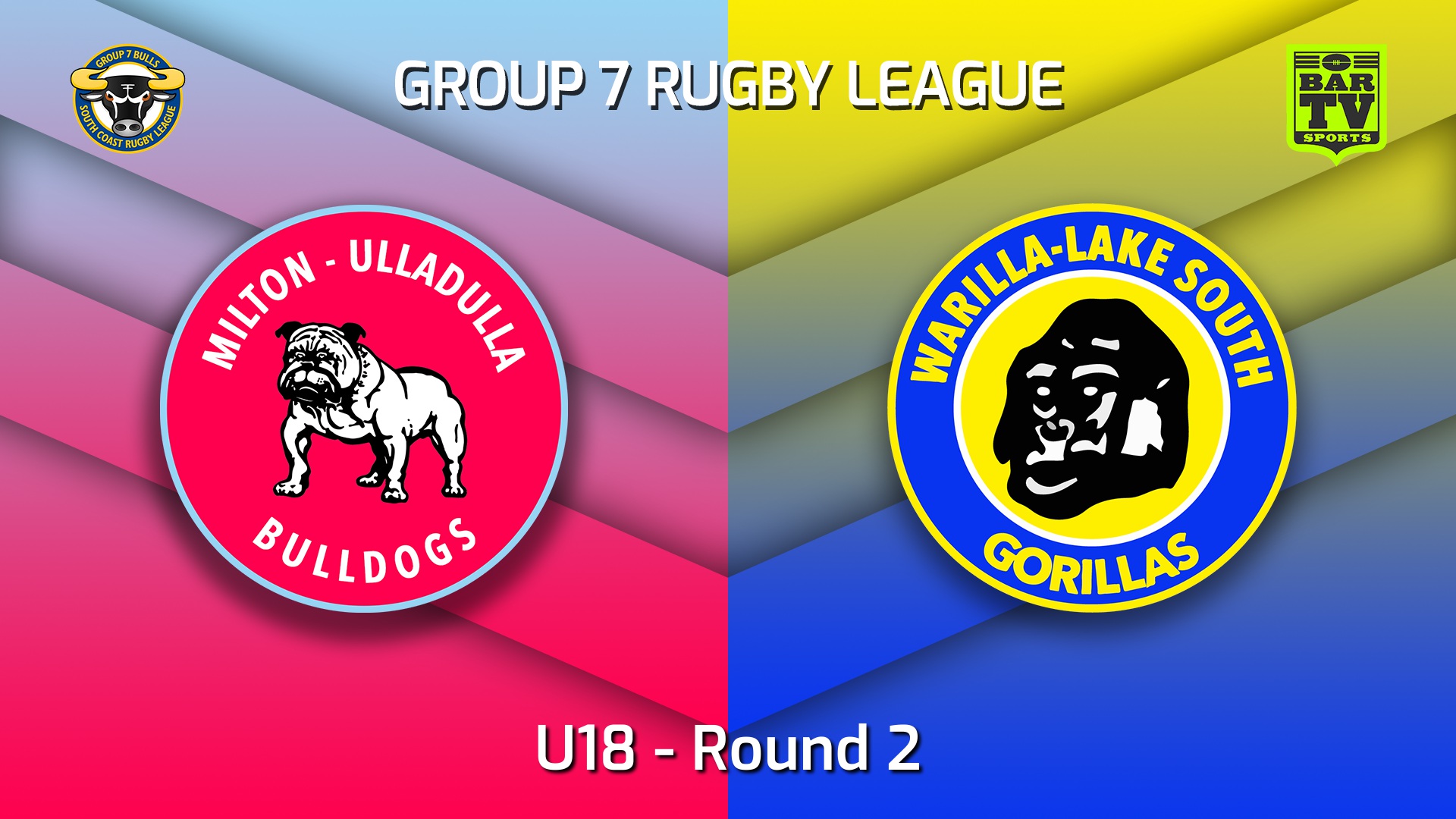 220424-South Coast Round 2 - U18 - Milton-Ulladulla Bulldogs v Warilla-Lake South Gorillas Slate Image