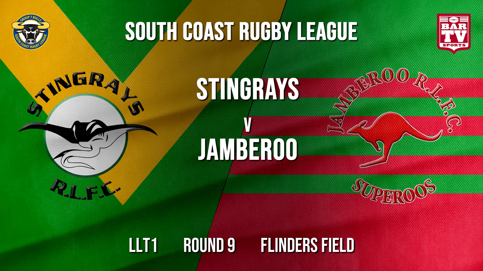 Group 7 RL Round 9 - LLT1 - Stingrays of Shellharbour v Jamberoo Slate Image
