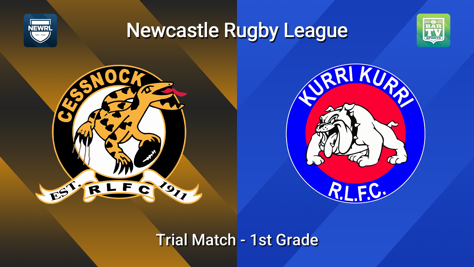 260306-video-Newcastle RL Trial Match - 1st Grade - Cessnock Goannas v Kurri Kurri Bulldogs Slate Image