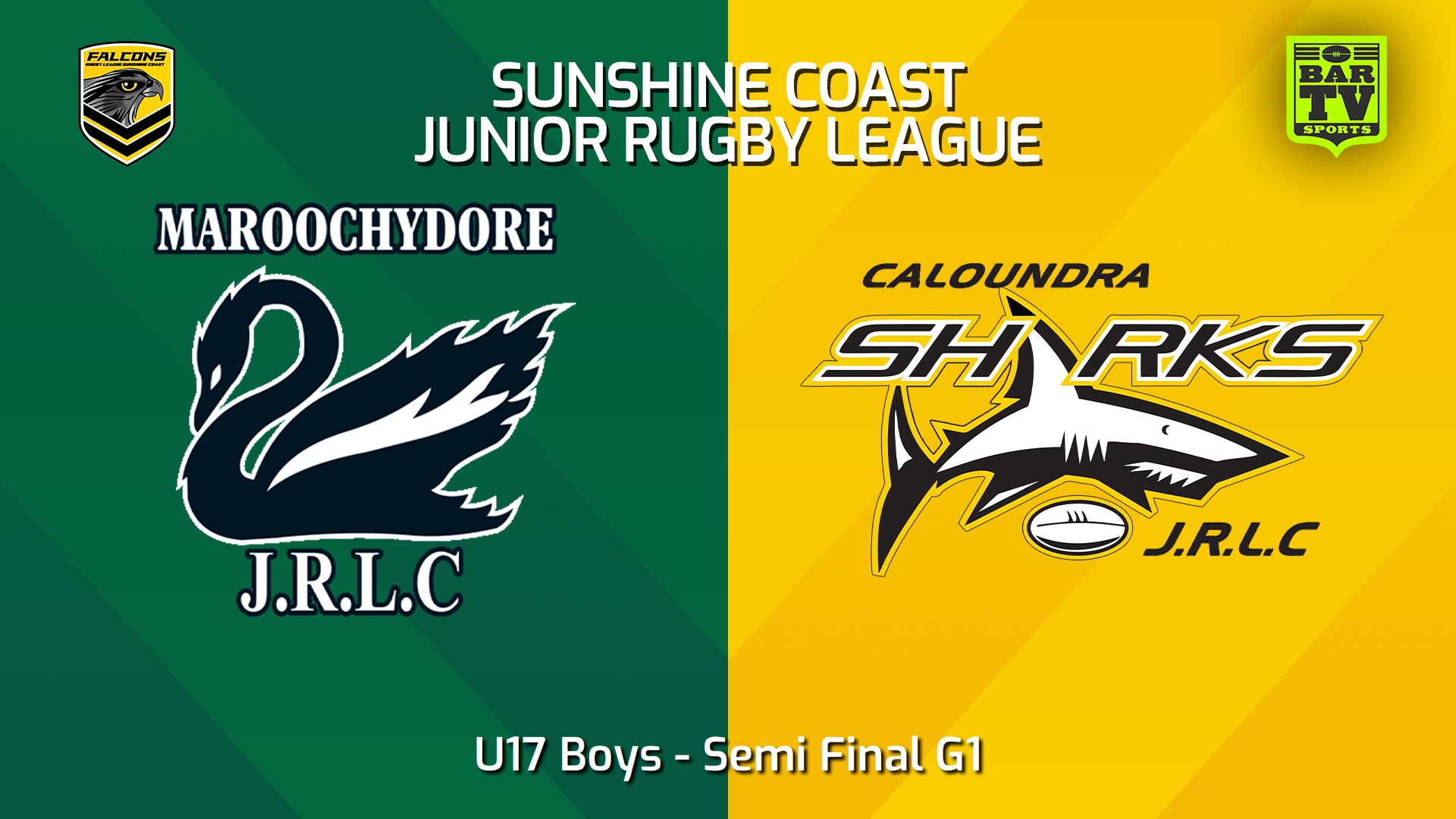 240824-video-Sunshine Coast Junior Rugby League Semi Final G1 - U17 Boys - Maroochydore Swans JRL v Caloundra Sharks JRL Slate Image