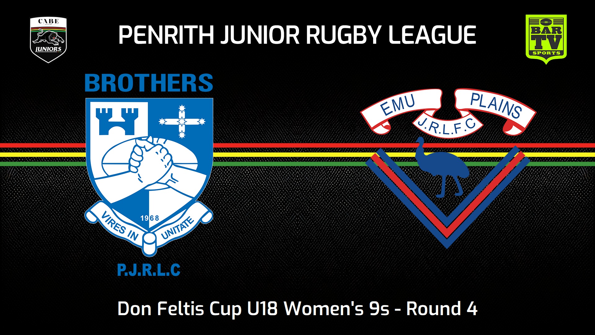 240728-video-Penrith & District Junior Rugby League Round 4 - Don Feltis Cup U18 Women's 9s - Brothers v Emu Plains RLFC Slate Image