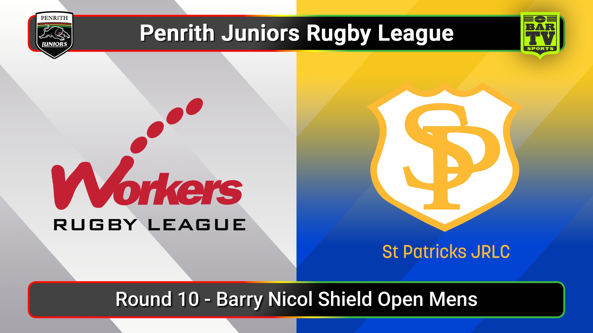 250622-video-Penrith & District Junior Rugby League Round 10 - Barry Nicol Shield Open Mens - Blacktown Workers v St Patricks Slate Image