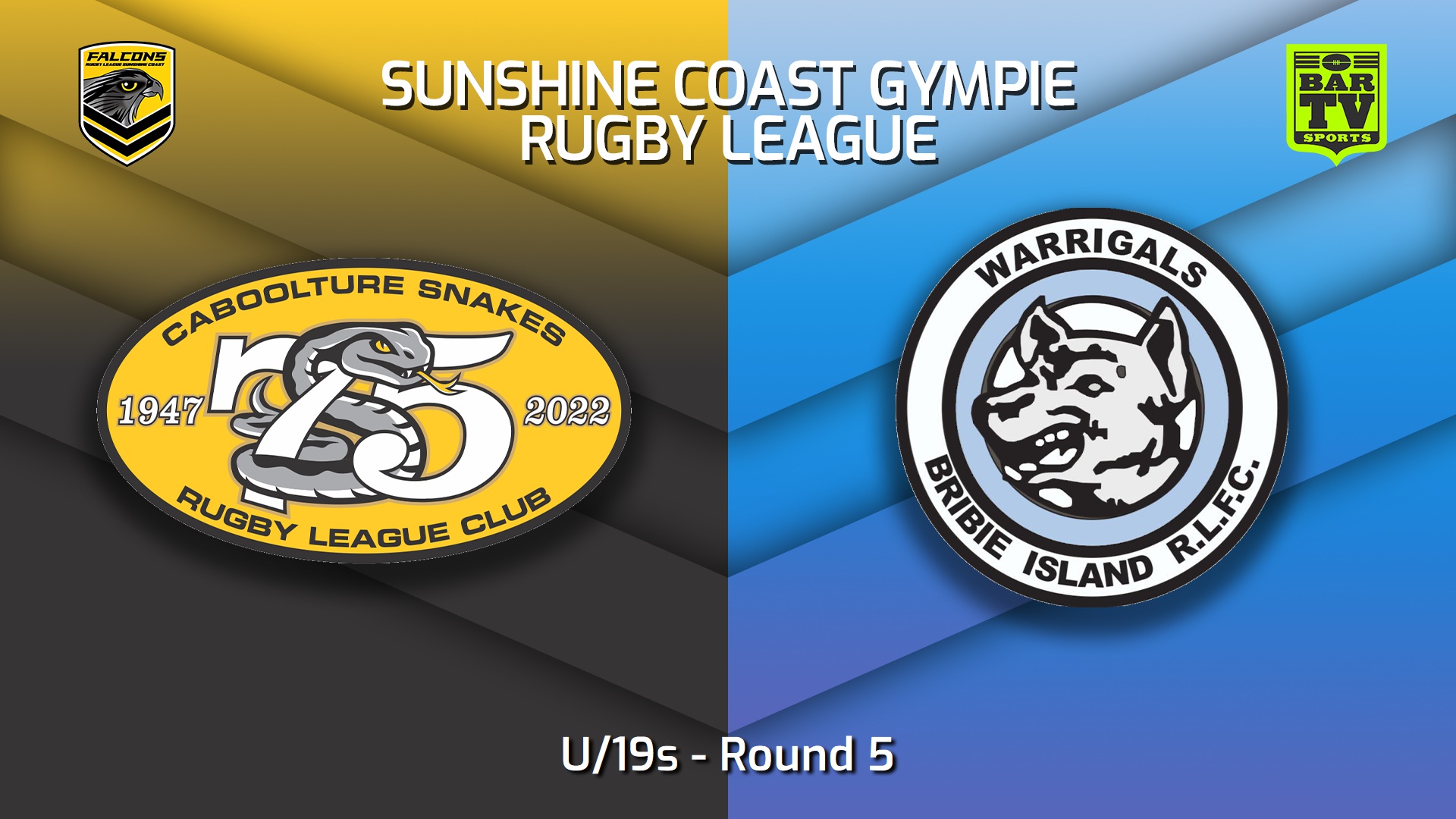 230506-Sunshine Coast RL Round 5 - U/19s - Caboolture Snakes v Bribie Island Warrigals Slate Image