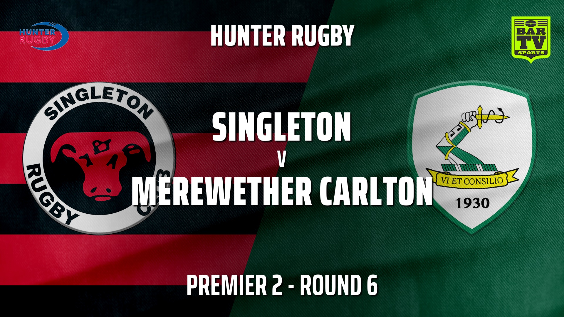 210522-HRU Round 6 - Premier 2 - Singleton Bulls v Merewether Carlton Slate Image