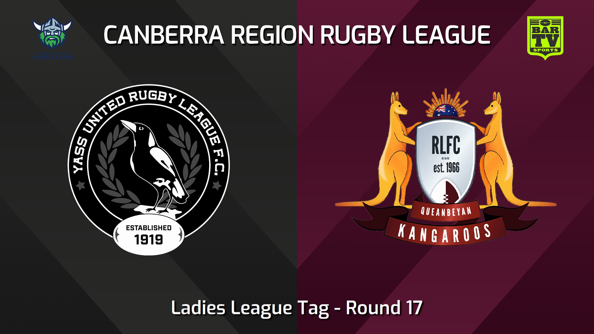 240810-video-Canberra Round 17 - Ladies League Tag - Yass Magpies v Queanbeyan Kangaroos Slate Image