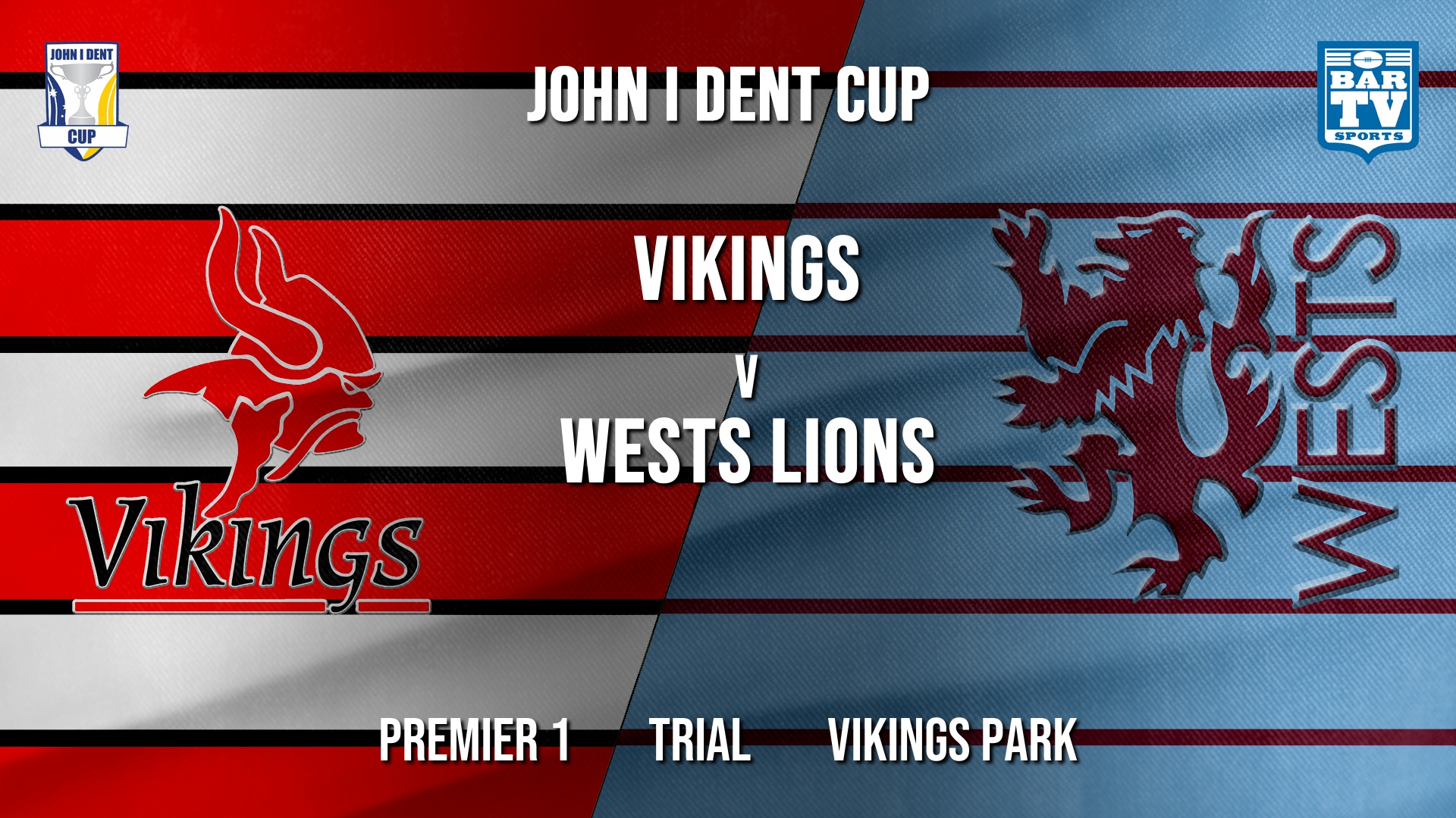 John I Dent Trial - Premier 1 - Tuggeranong Vikings v Wests Lions Slate Image