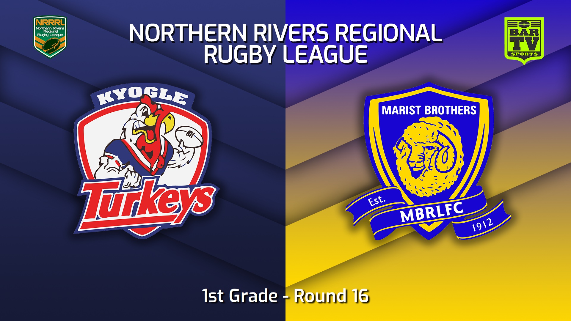 230812-Northern Rivers Round 16 - 1st Grade - Kyogle Turkeys v Lismore Marist Brothers Slate Image