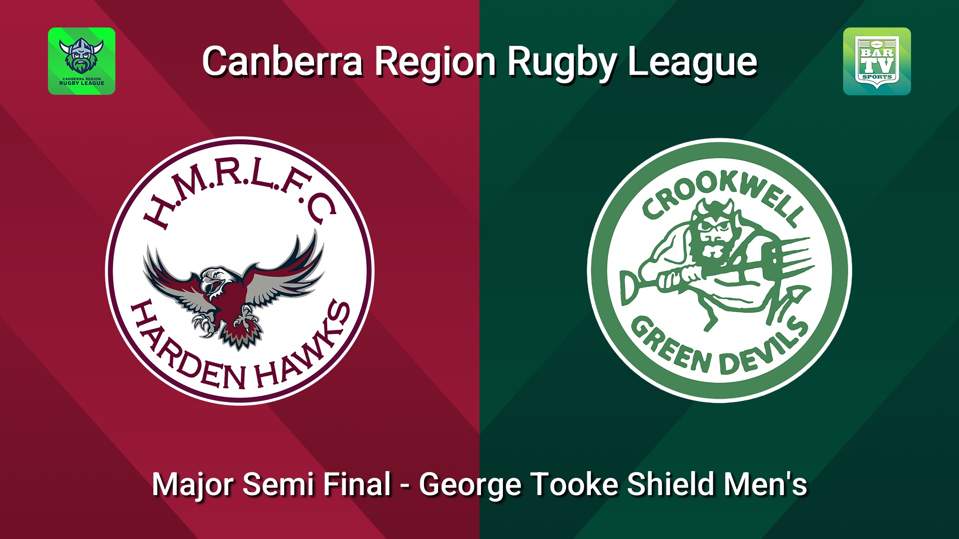 260829-video-Canberra Major Semi Final - George Tooke Shield Men's - Harden Hawks v Crookwell Green Devils Slate Image