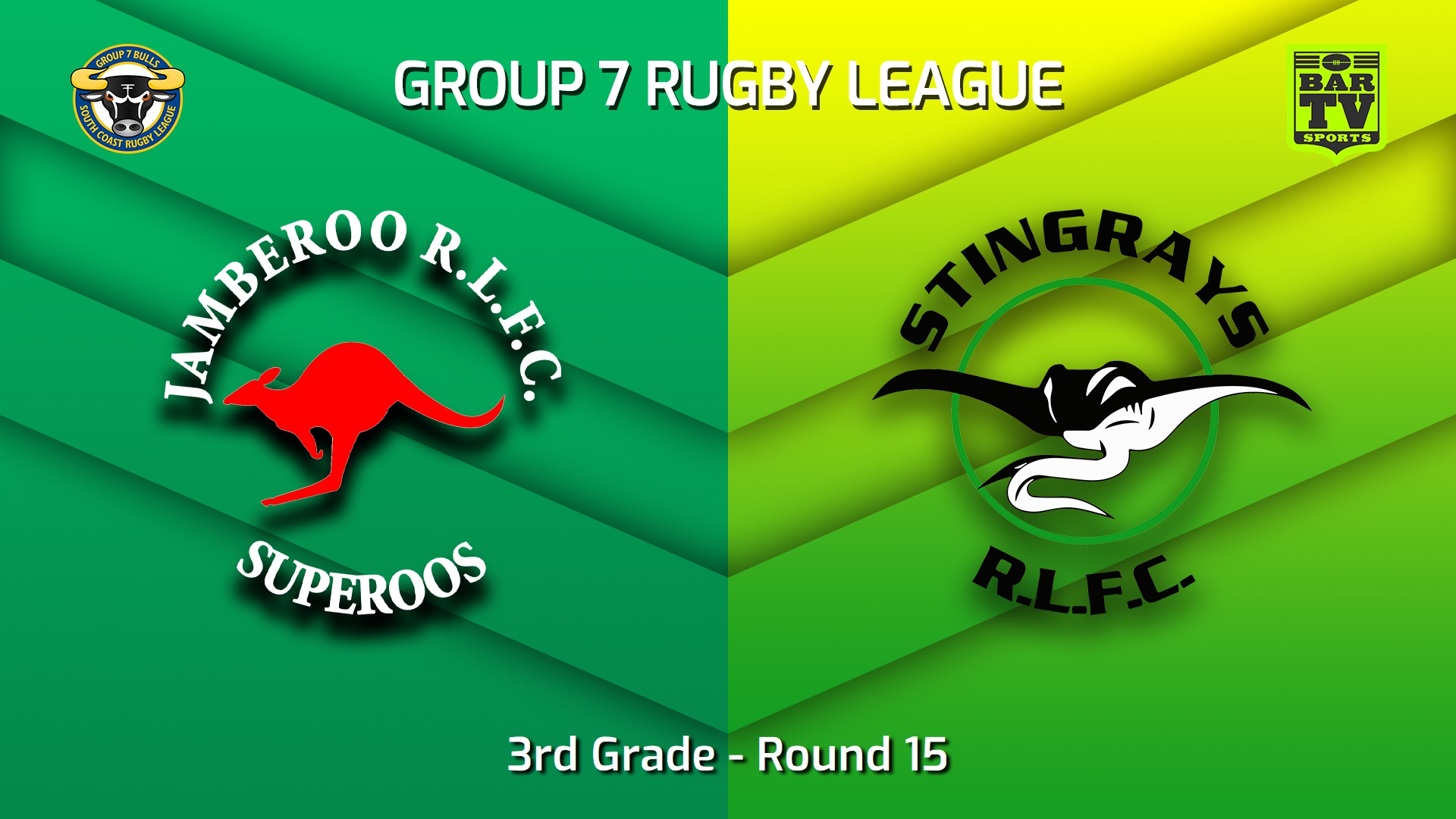 230722-South Coast Round 15 - 3rd Grade - Jamberoo Superoos v Stingrays of Shellharbour Slate Image