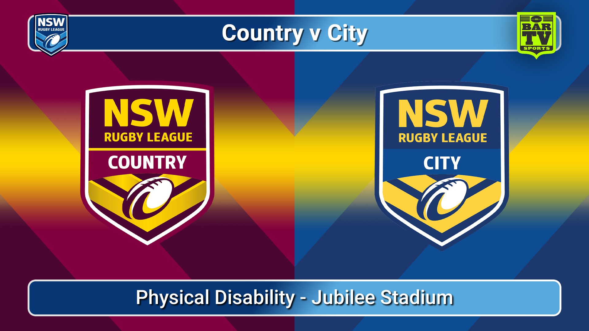 250518-video-NSWRL Country v City Country v City Physical Disability - Physical Disability - NSWRL Country v NSWRL City Slate Image